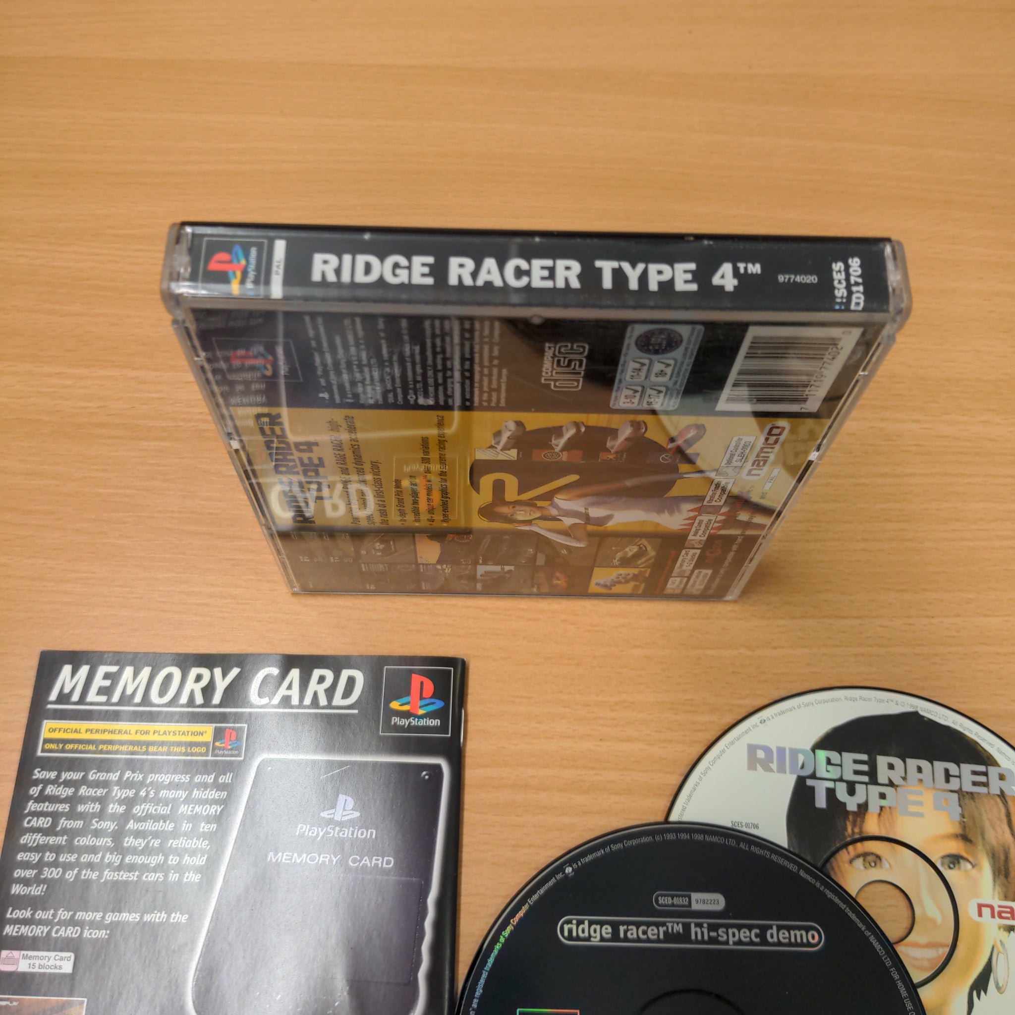Ridge Racer Ps1 Ridge Racer Type 4 Sony PS1 game – retro game store uk - 8BitBeyond.com