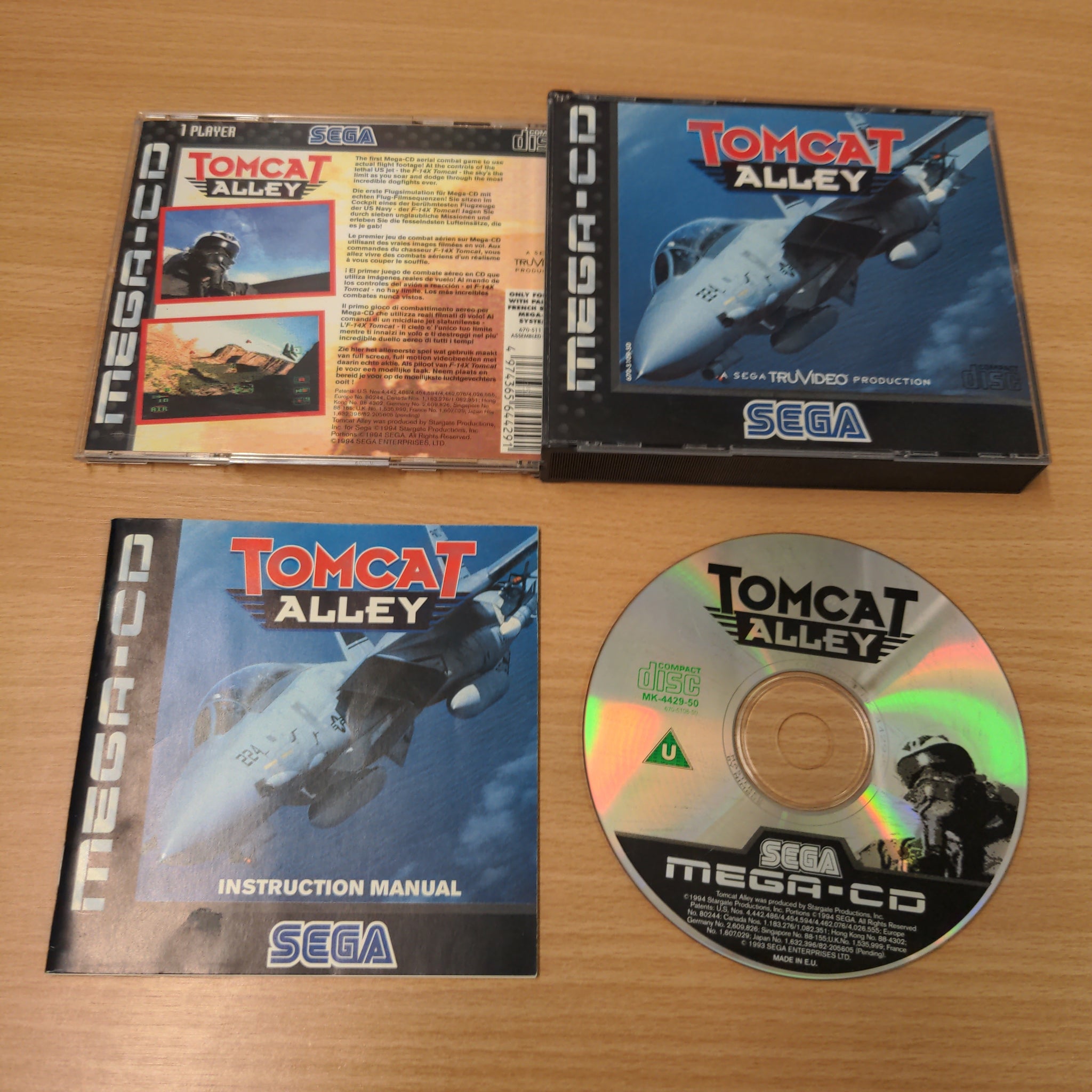 Tomcat Alley Sega Mega-CD game