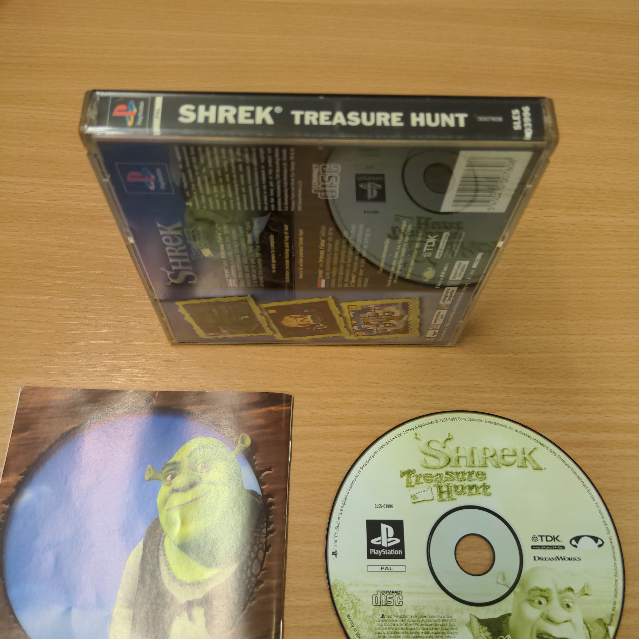 Shrek Treasure Hunt Sony PS1 game