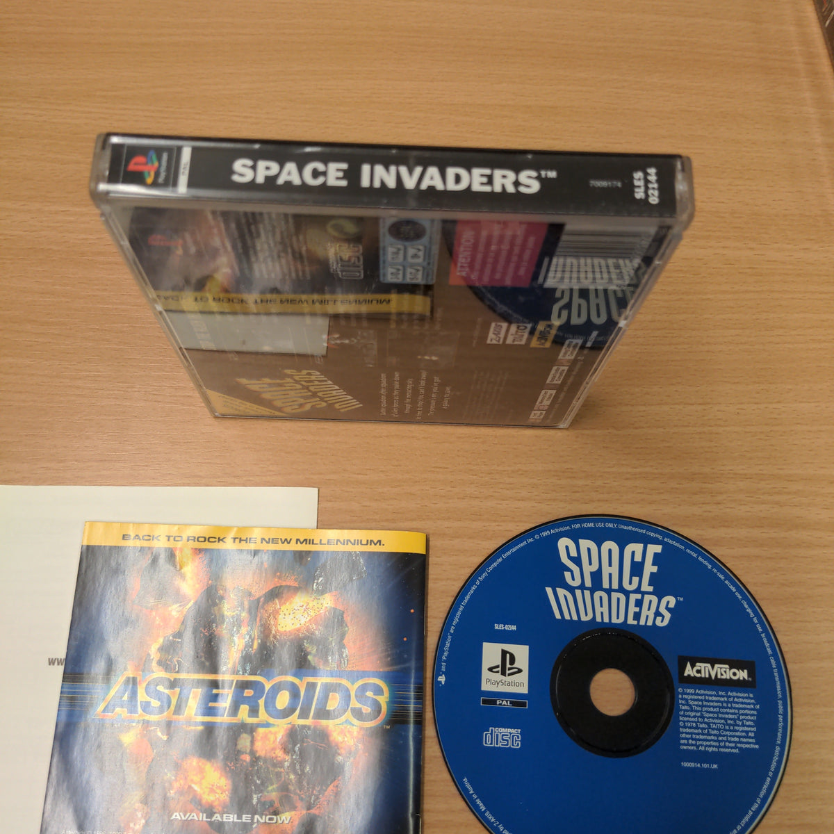 Space Invaders Sony PS1 game – retro game store uk - 8BitBeyond.com