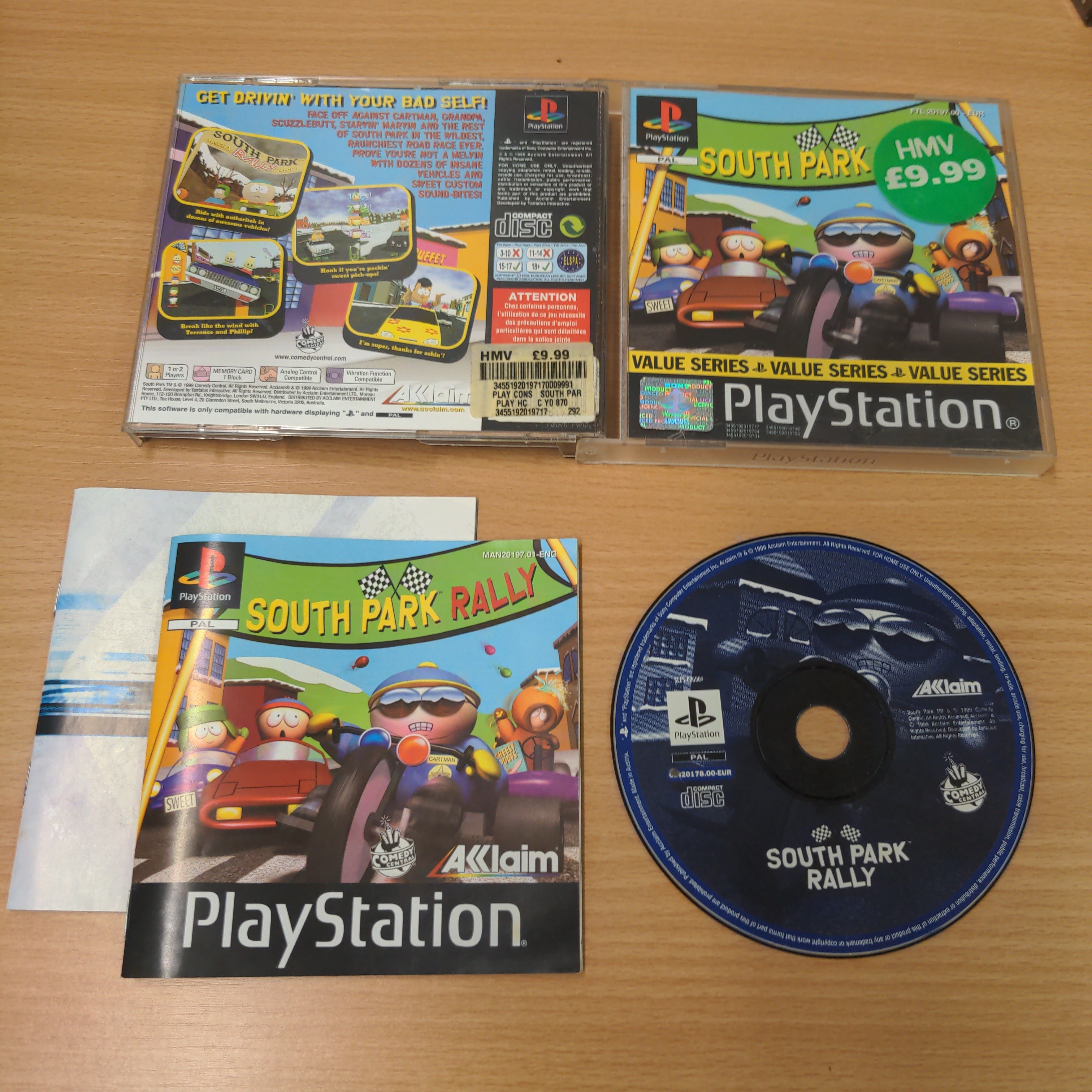 South Park Rally (Value Series) Sony PS1 game