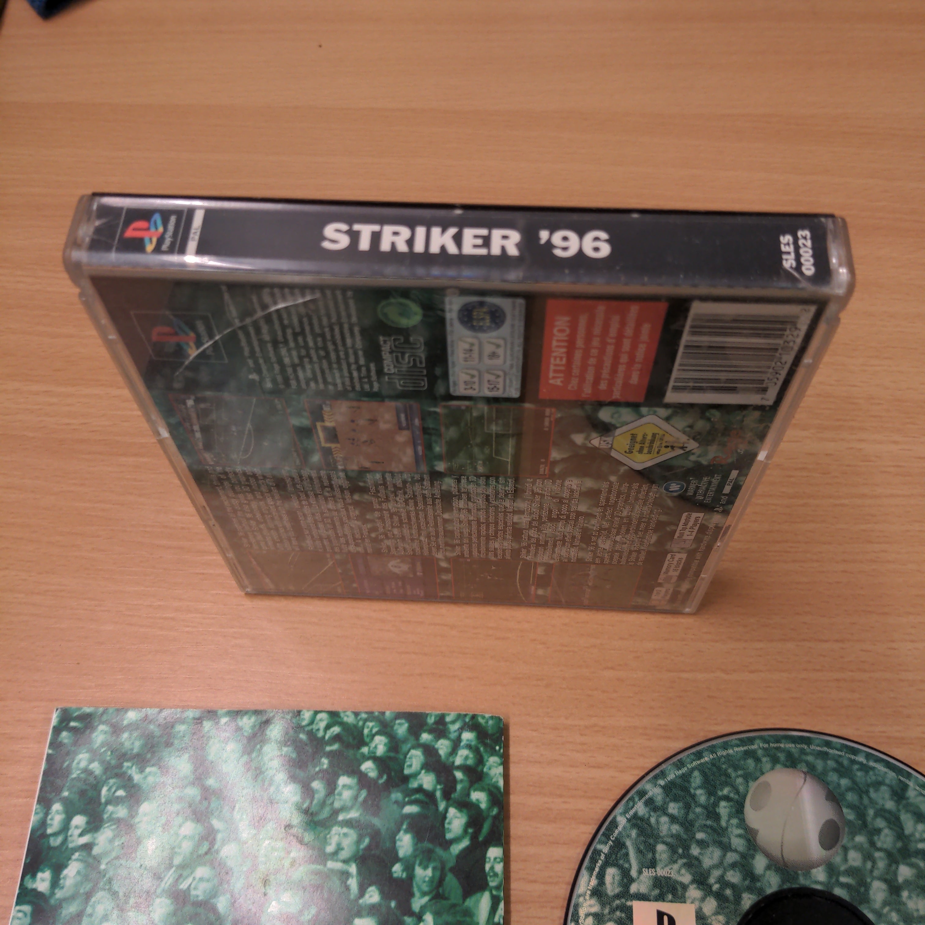 Striker '96 Sony PS1 game