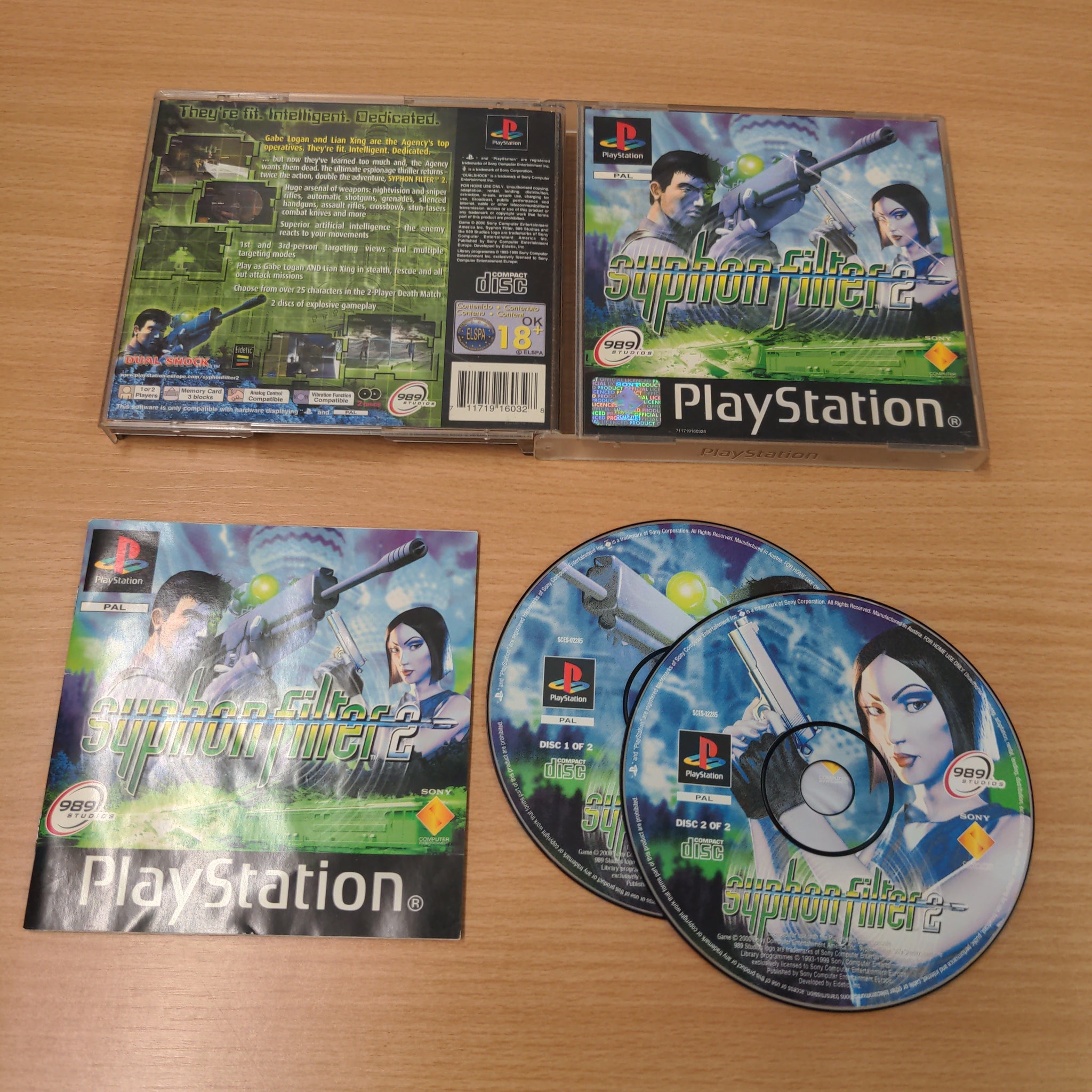 Syphon Filter 2 - Complet notice - PS1 PLAYSTATION 1 PAL Syphon Filter 2 - Complet notice - PS1 PLAYSTATION 1 PAL