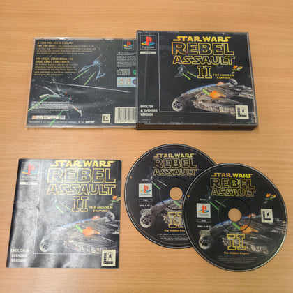 Star Wars Rebel Assault II The Hidden Empire (Big box) Sony PS1 game