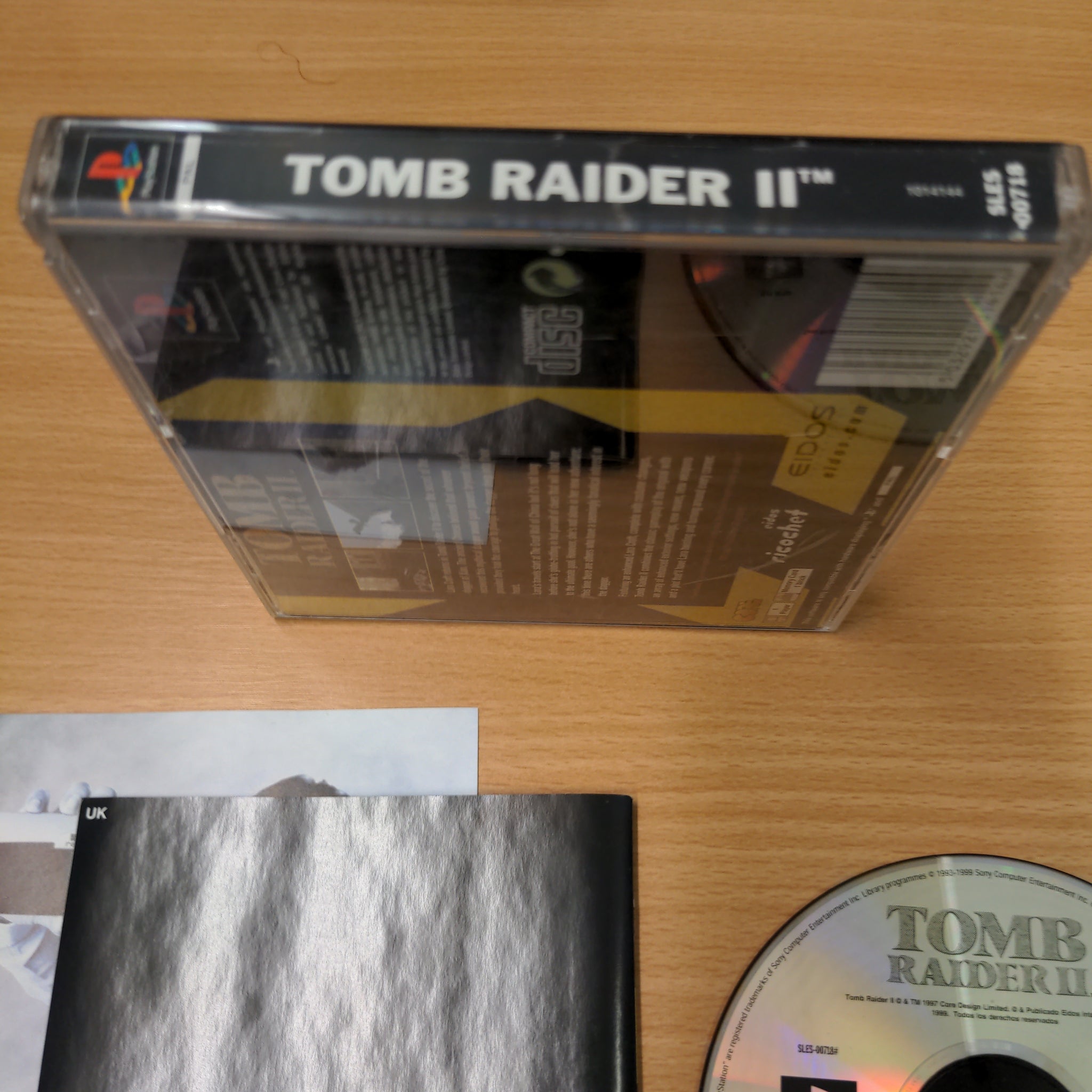 Tomb Raider II (Eidos Ricochet) Sony PS1 game