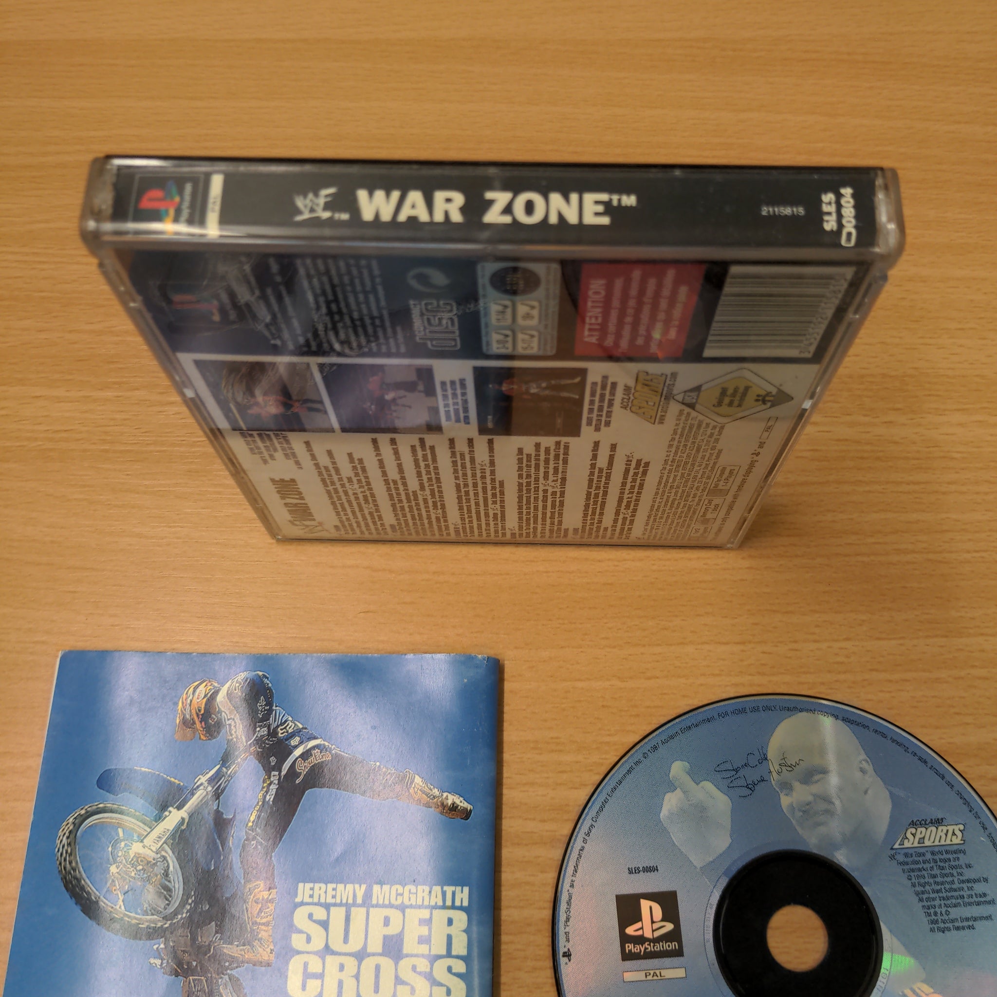 WWF War Zone Sony PS1 game