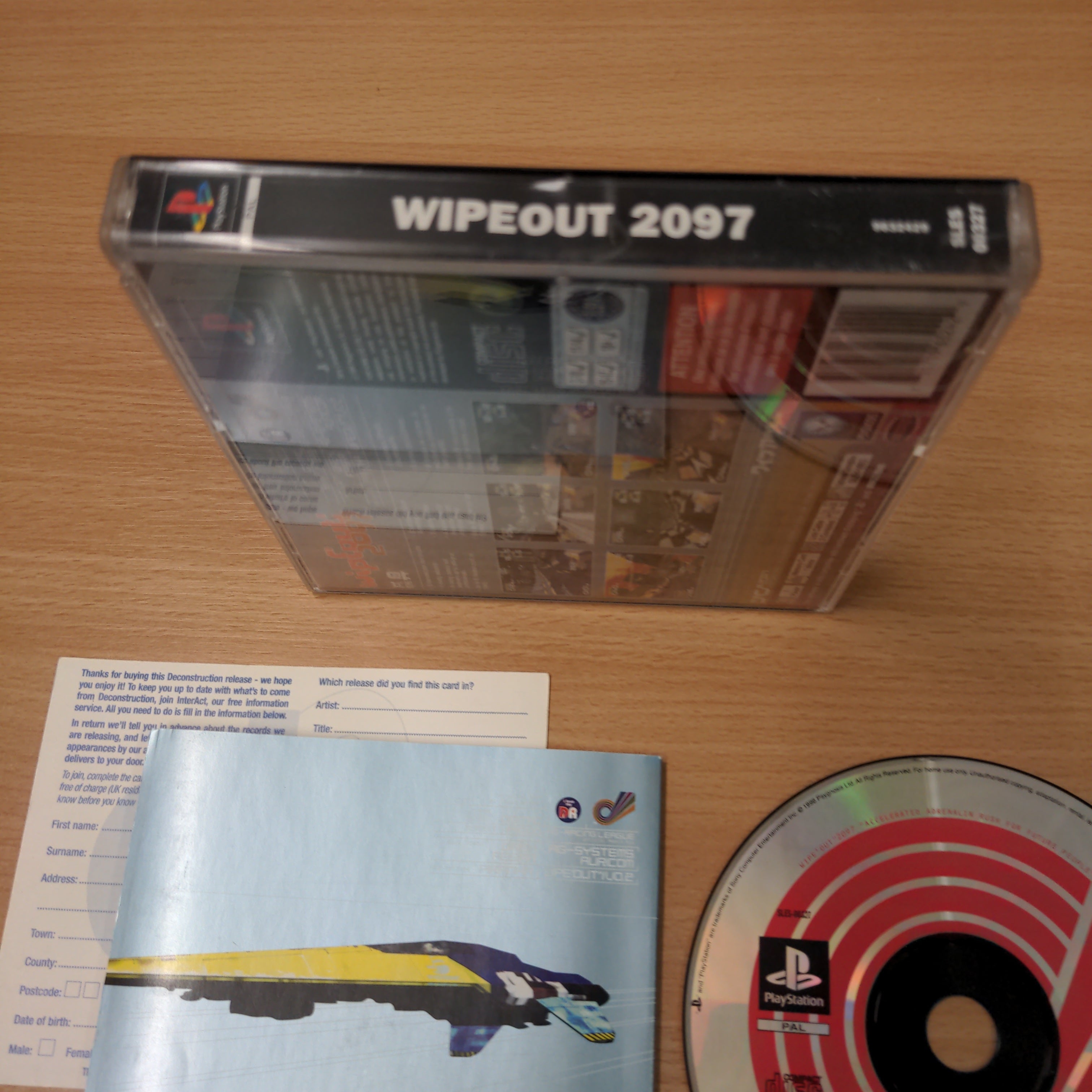 Wipeout 2097 Sony PS1 game
