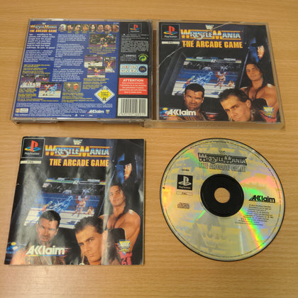 WWF WrestleMania The Arcade Game Sony PS1 game