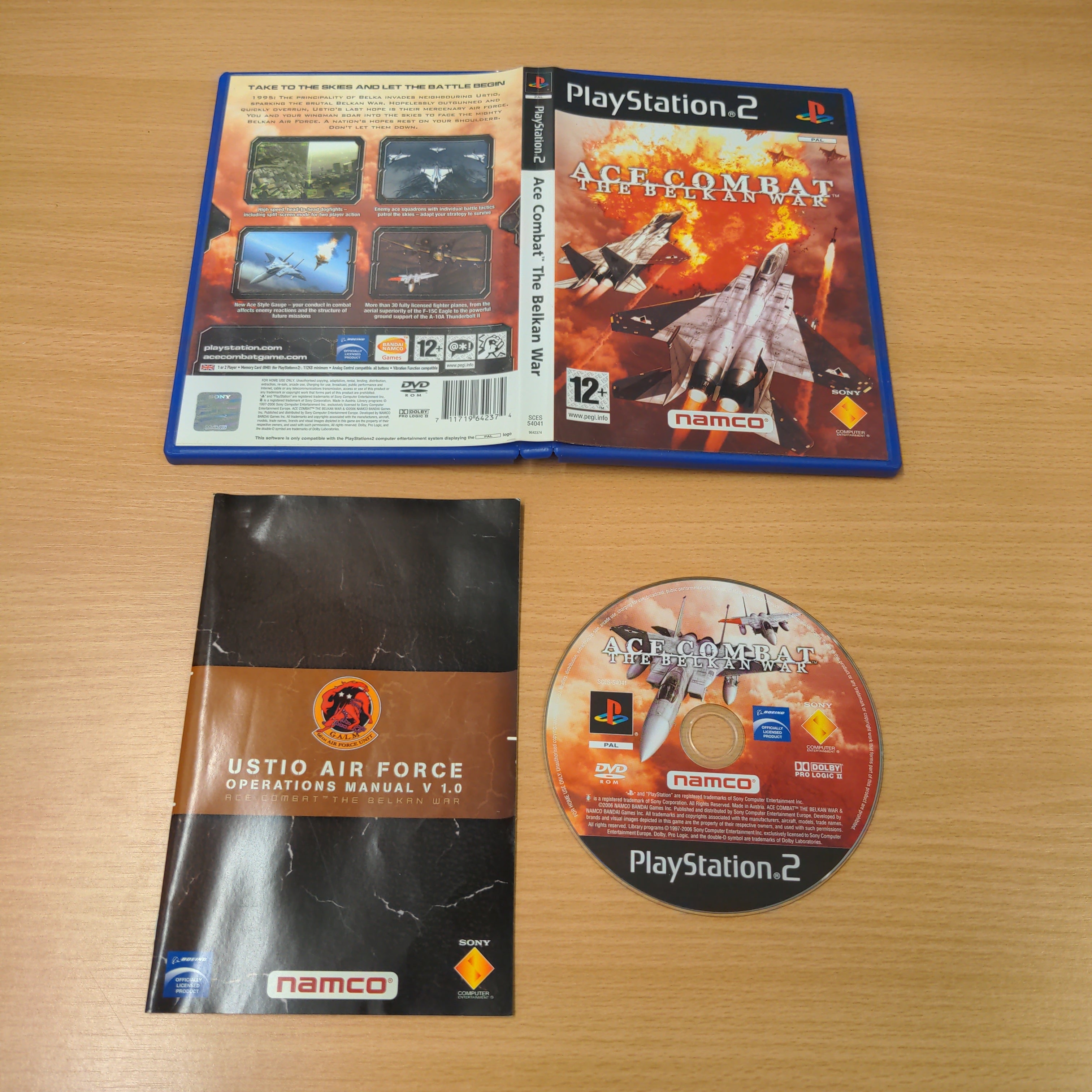 Ace Combat: The Belkan War Sony PS2 game