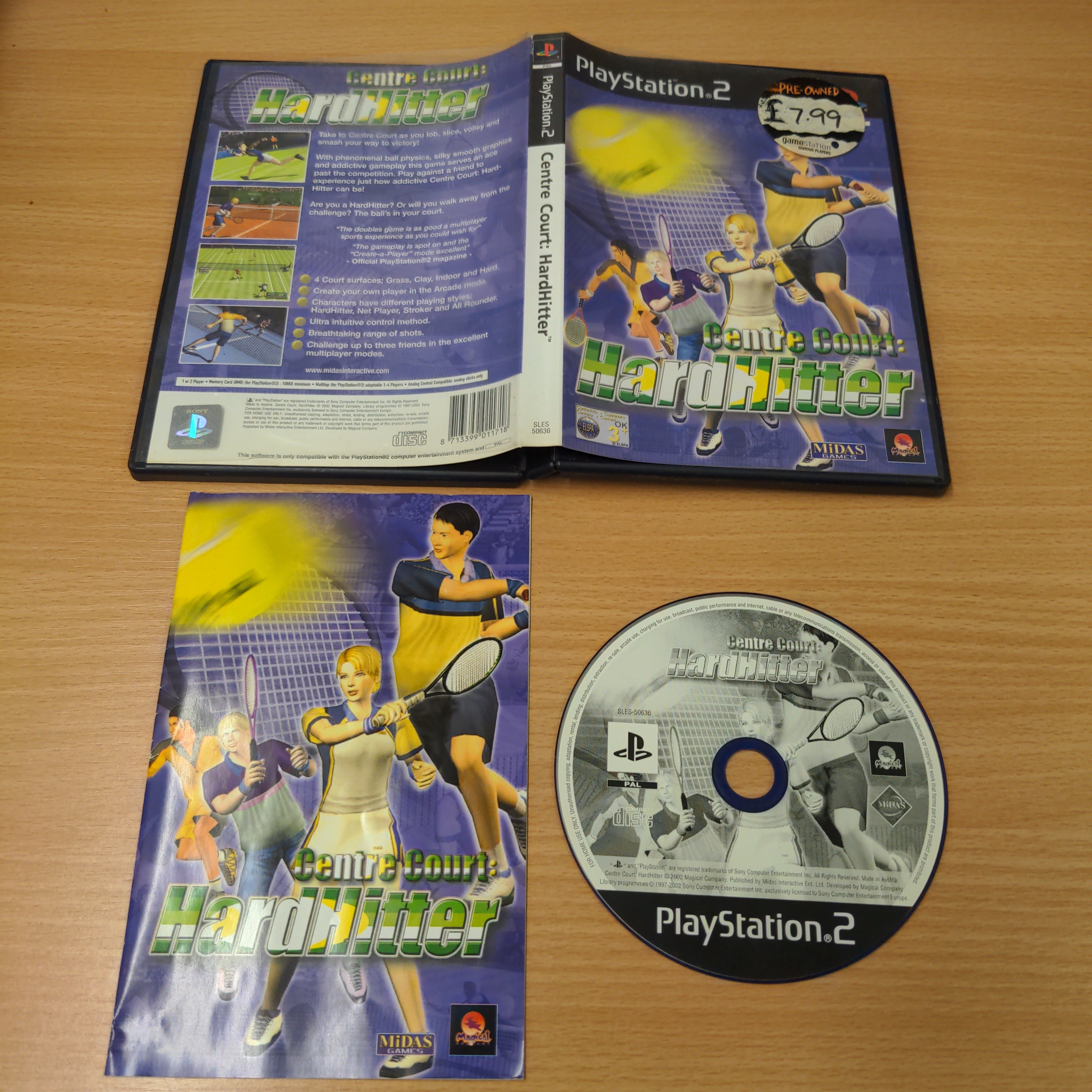 Centre Court: HardHitter Sony PS2 game