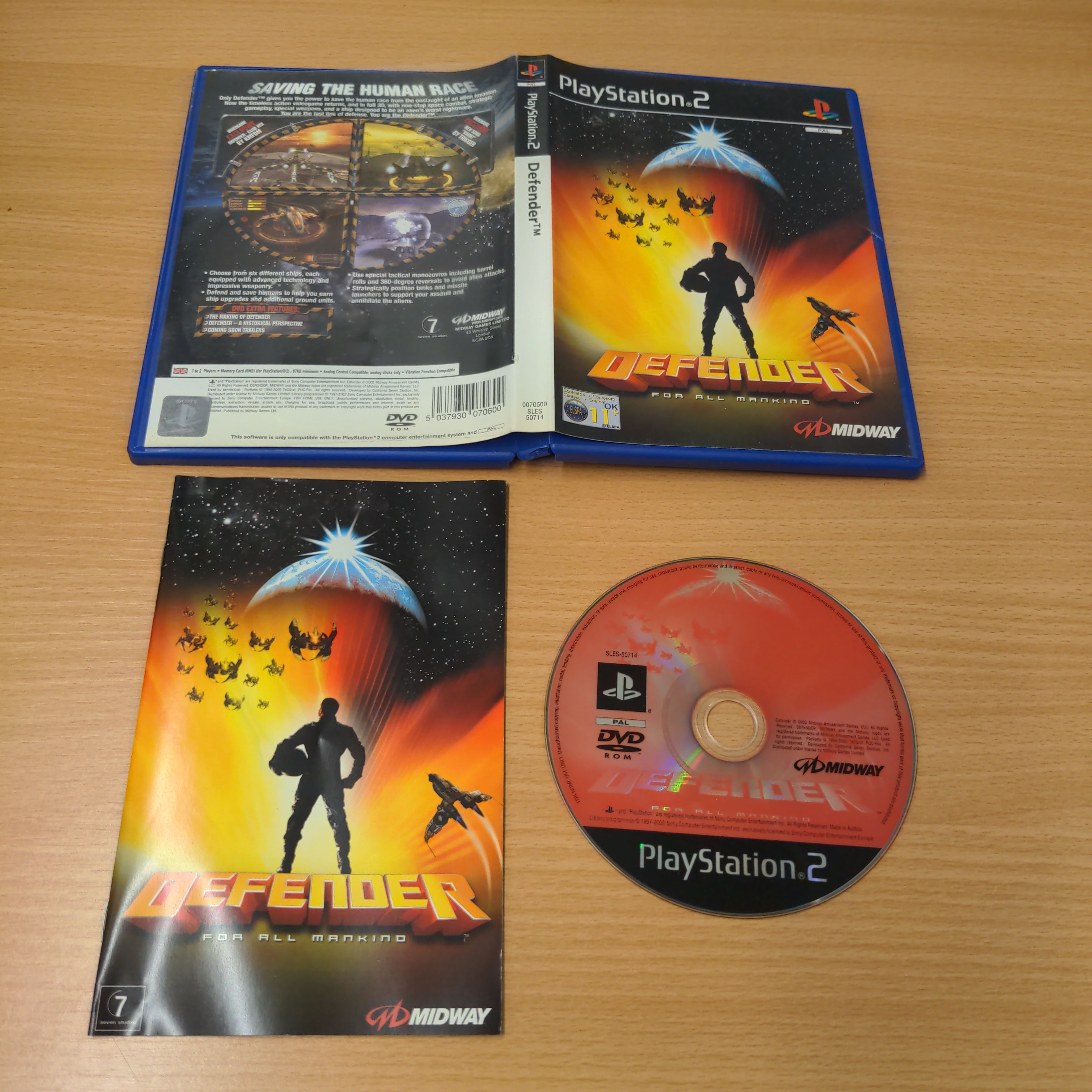 Defender: For All Mankind Sony PS2 game