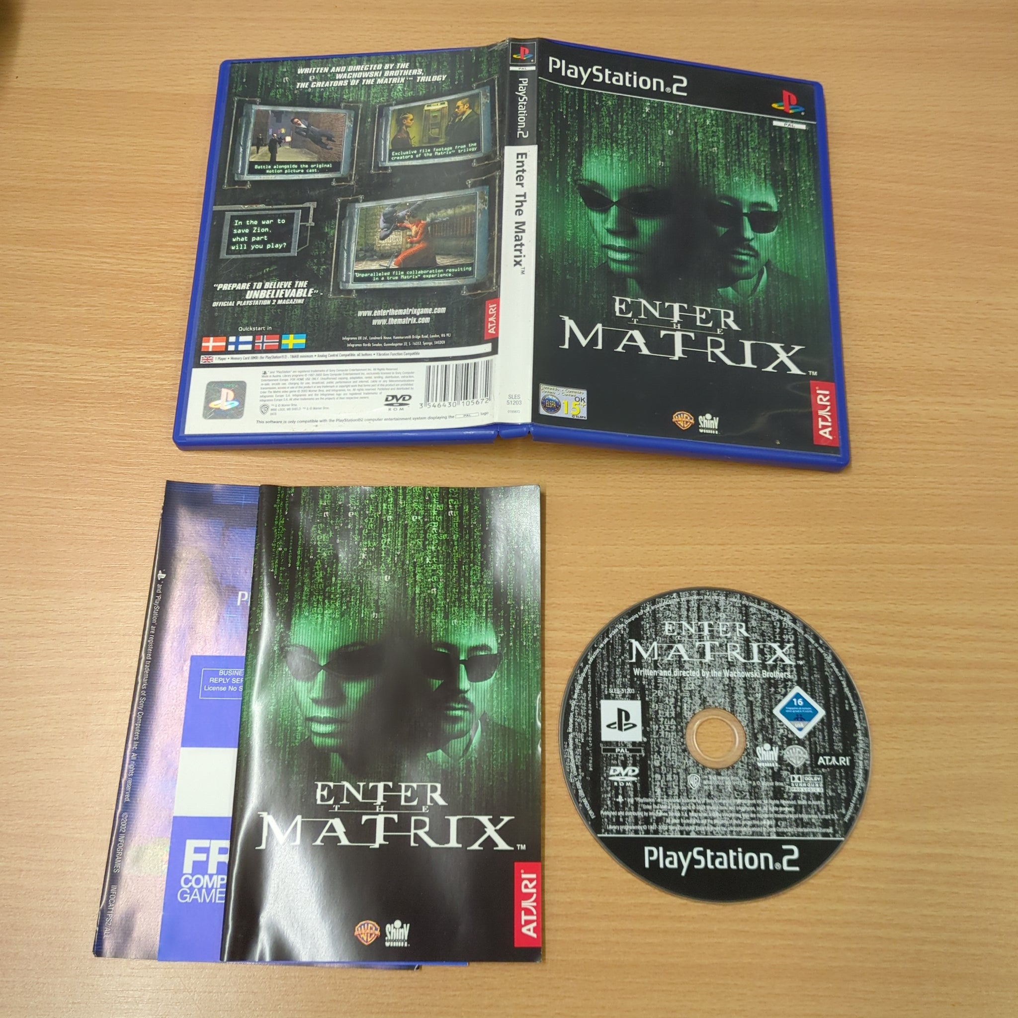 Enter The Matrix Sony PS2 game – retro game store uk - 8BitBeyond.com