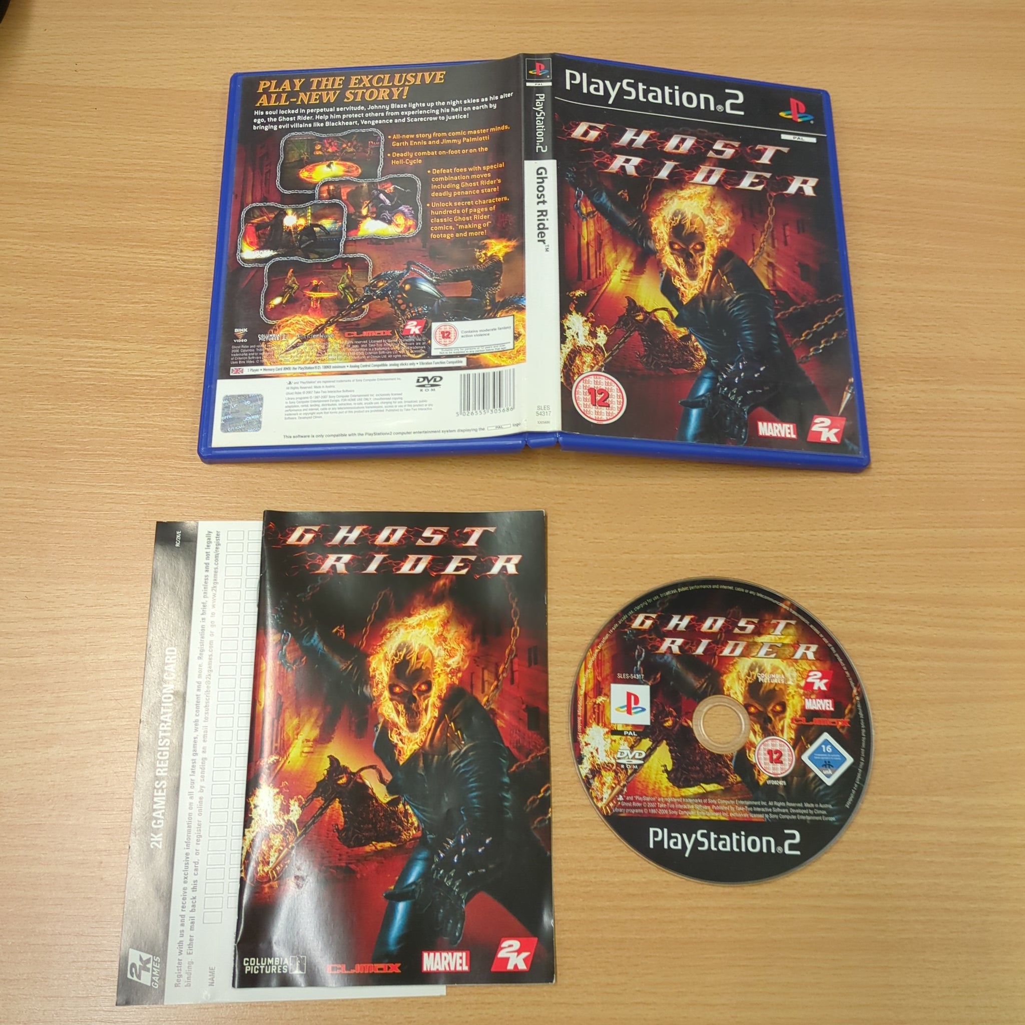 Ghost Rider Sony PS2 game – retro game store uk - 8BitBeyond.com