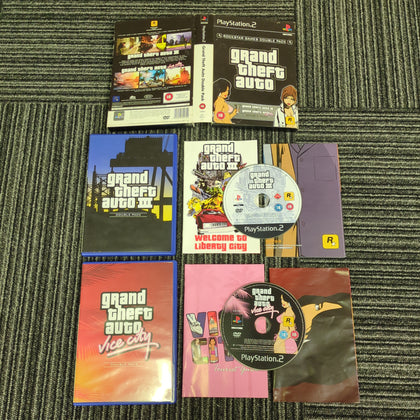 Grand Theft Auto Double-Pack: Grand Theft Auto III & Vice City Sony PS2 game