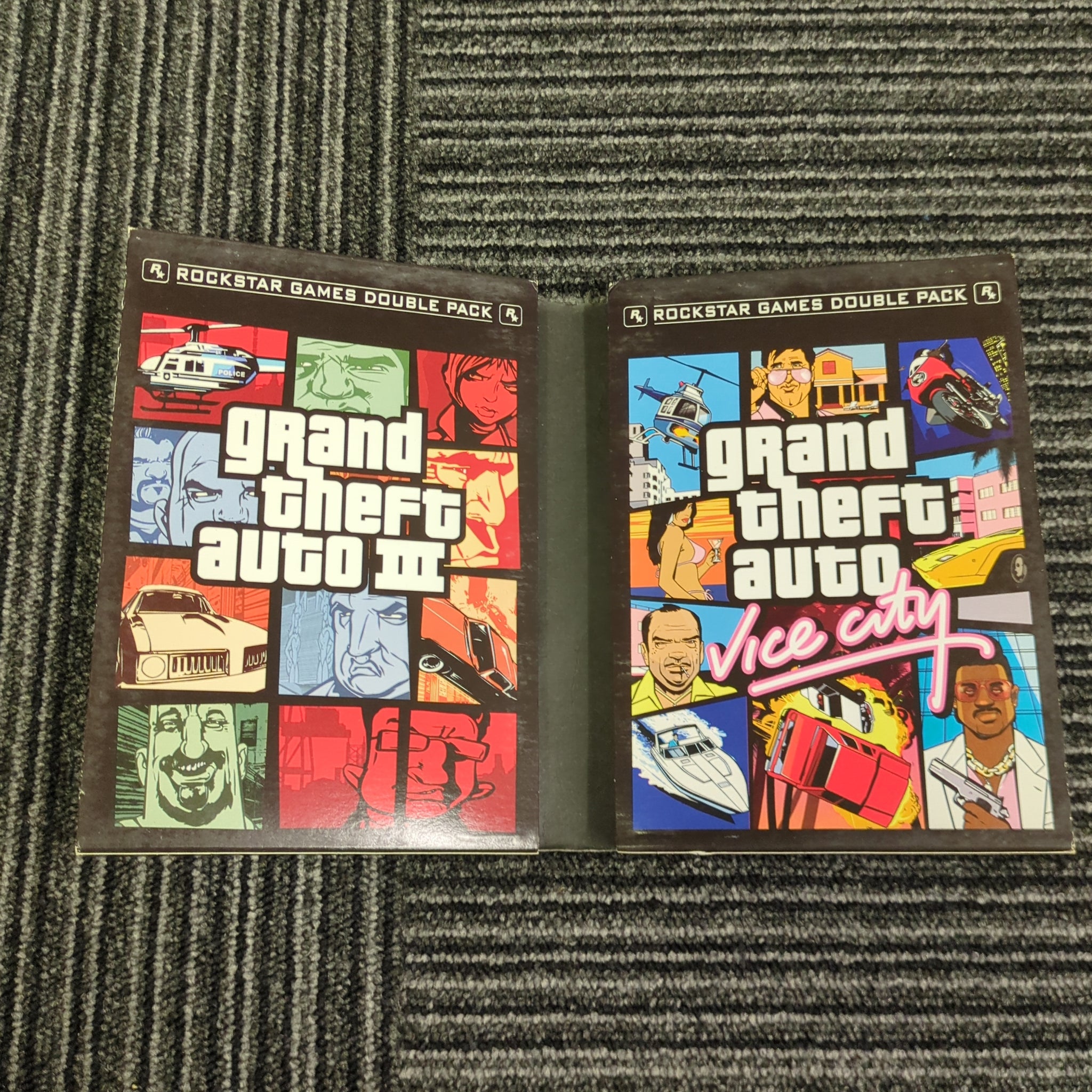 Gta Grand Theft Auto 3 E Vice City Double Pack Original Ps2