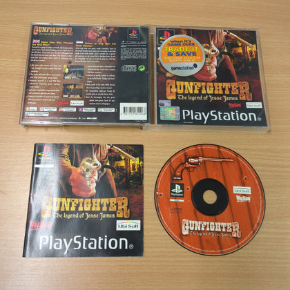 Gunfighter The Legend of Jesse James Sony PS1 game