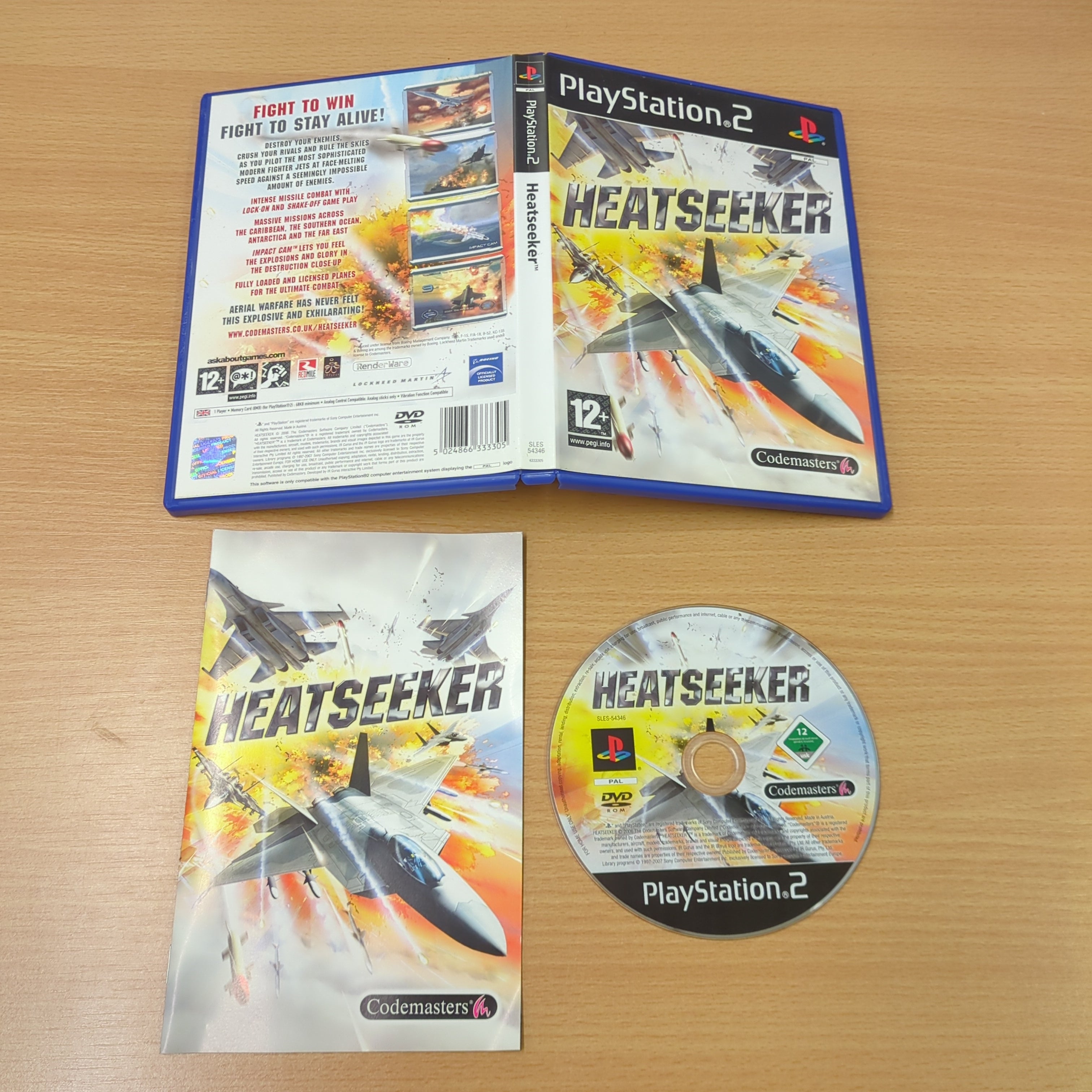 Heatseeker Sony PS2 game
