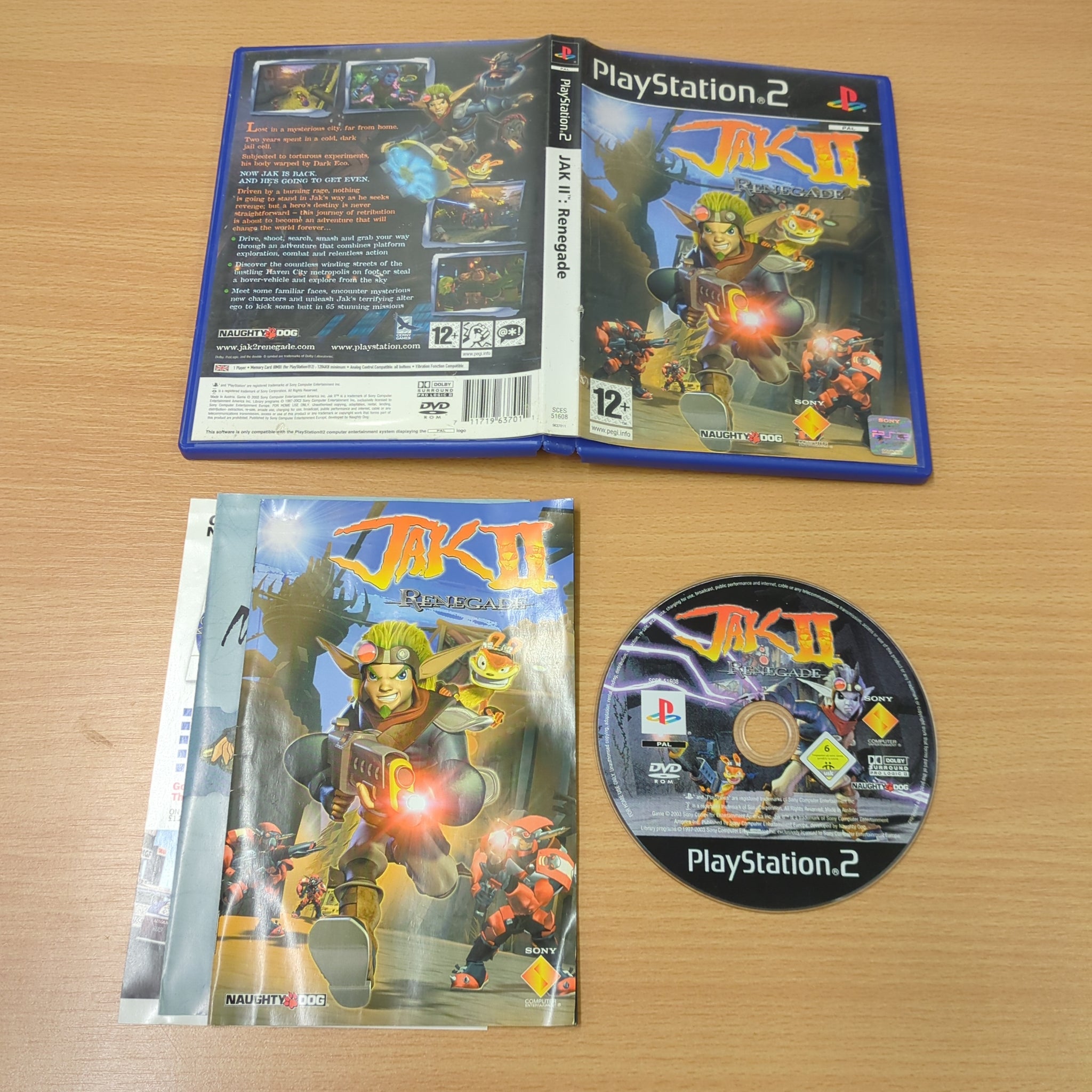 Jak II Renegade Sony PS2 game retro game store uk