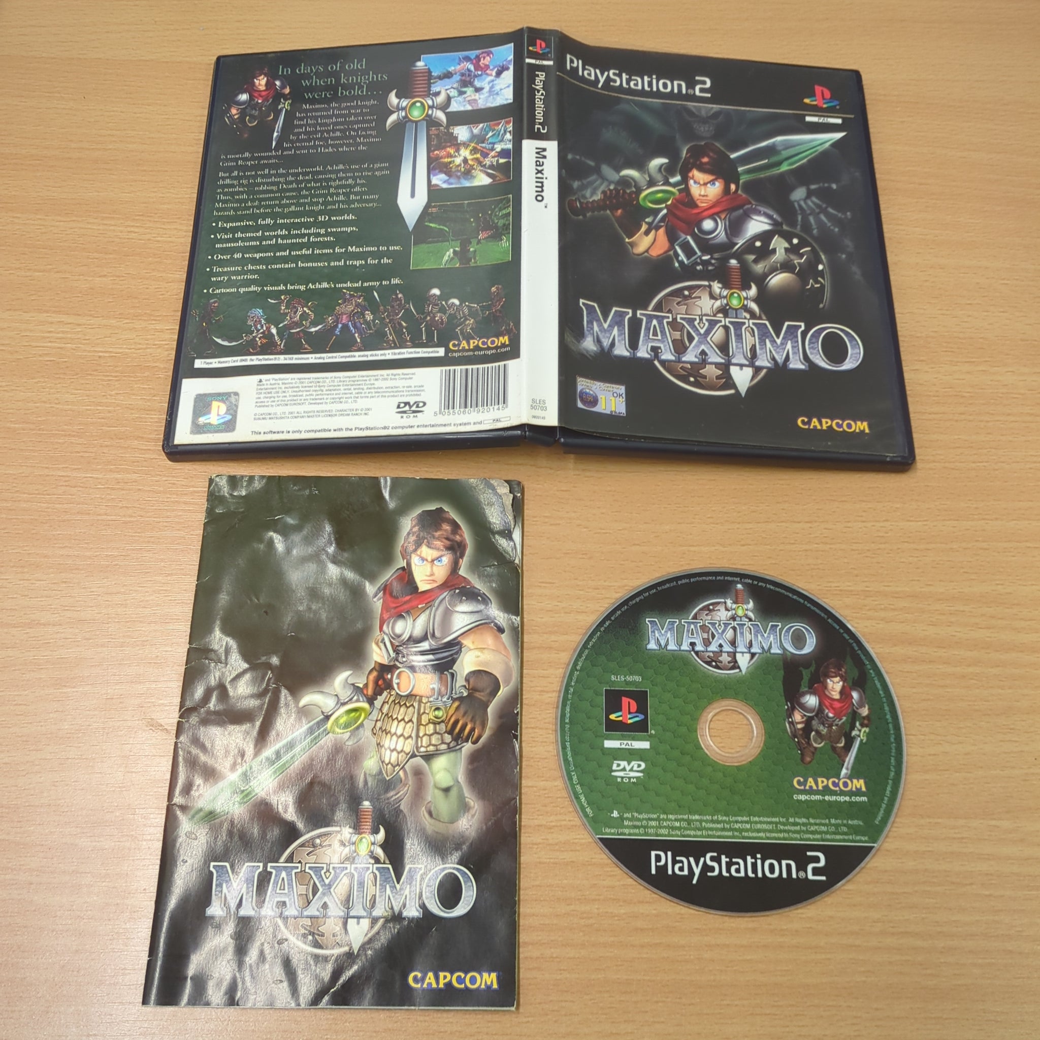 Maximo Game Orginal Maximo Sony PS2 game – retro game store uk - 8BitBeyond.com