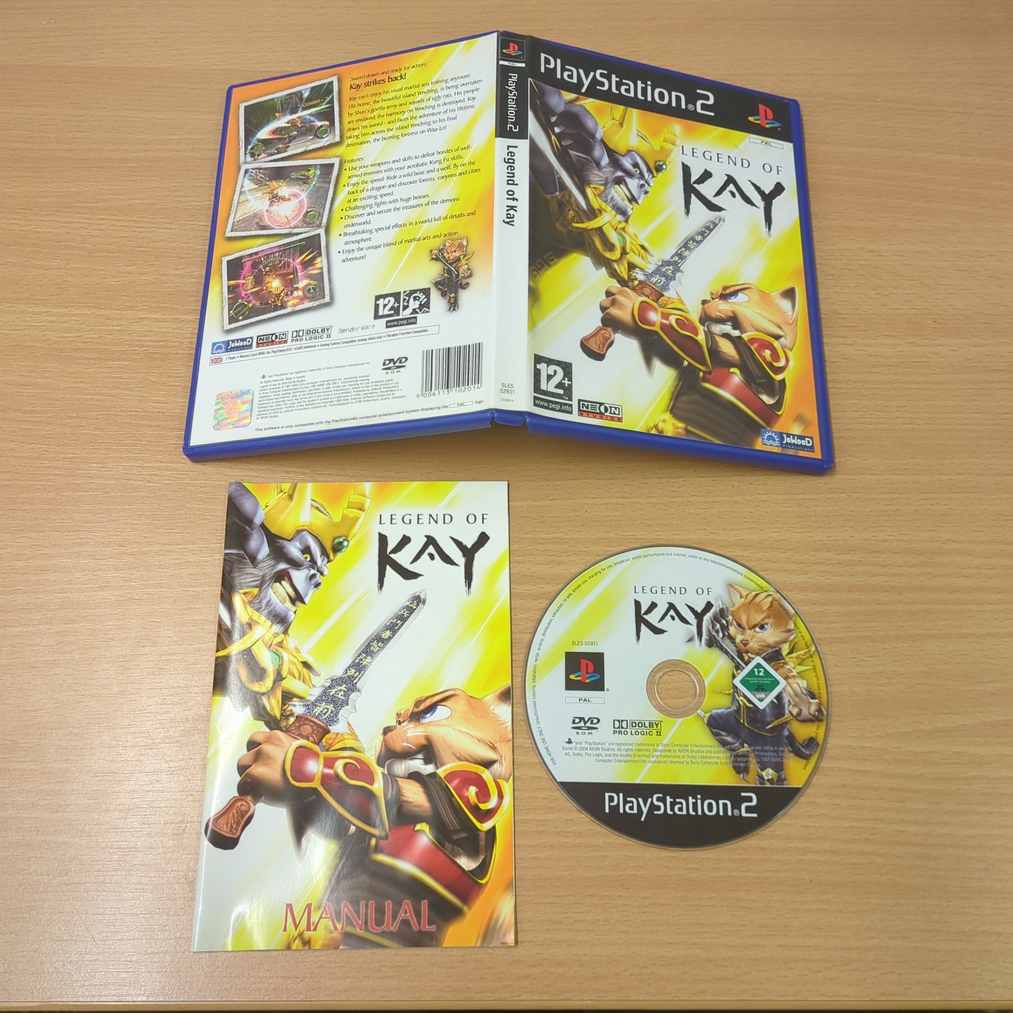 Ps2 Kay Legend of Kay Sony PS2 game – retro game store uk - 8BitBeyond.com