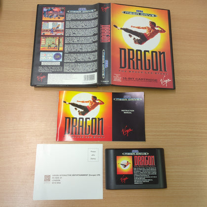 Dragon: The Bruce Lee Story Sega Mega Drive game complete