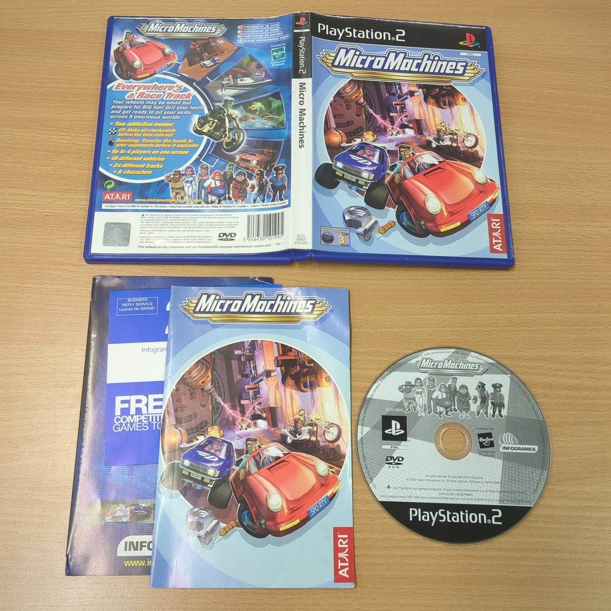 Micro Races Ps2 Micro Machines Sony PS2 game – retro game store uk - 8BitBeyond.com