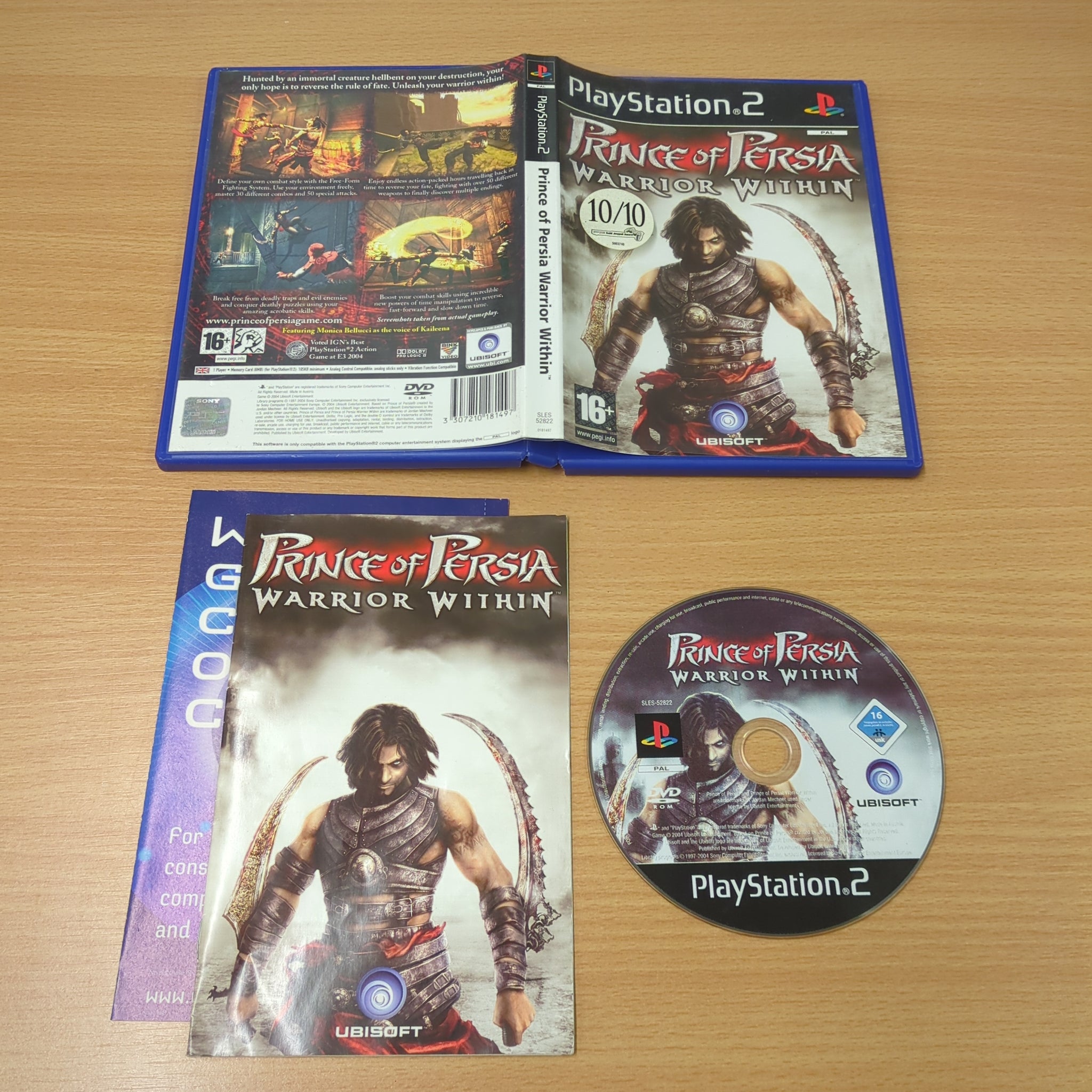 Prince of Persia: Warrior Within (Sony PlayStation 2, 2004) for