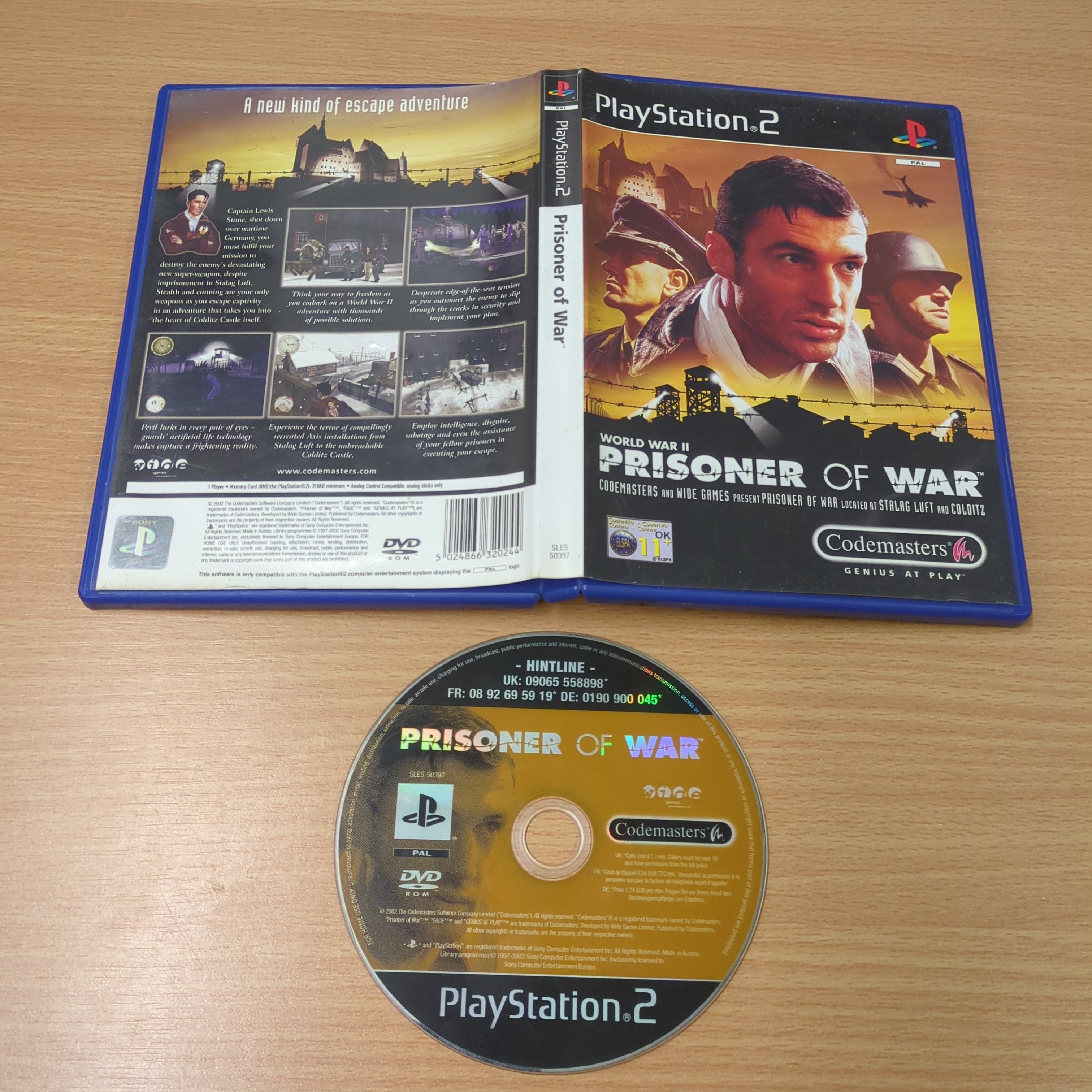 Prisoner of War Sony PS2 game