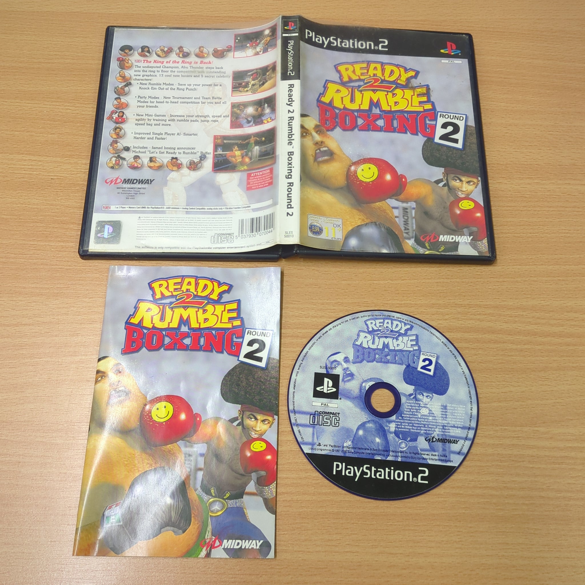 Ready 2 Rumble Boxing Round 2 Sony PS2 game – retro game