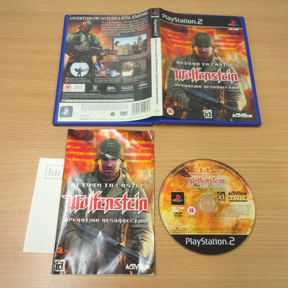 Return To Castle Wolfenstein: Operation Resurrection Sony PS2 game