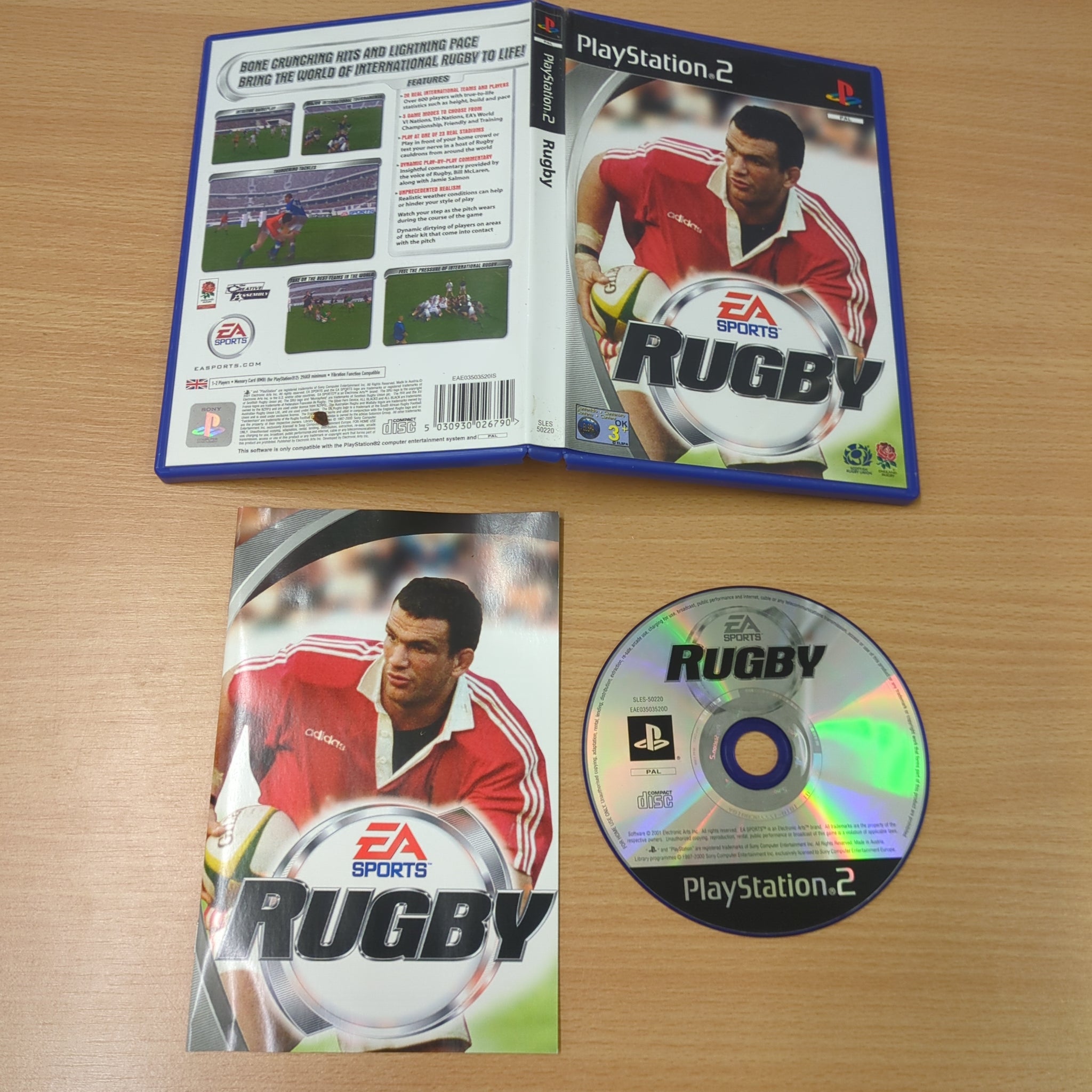 Rugby Sony PS2 game – retro game store uk - 8BitBeyond.com