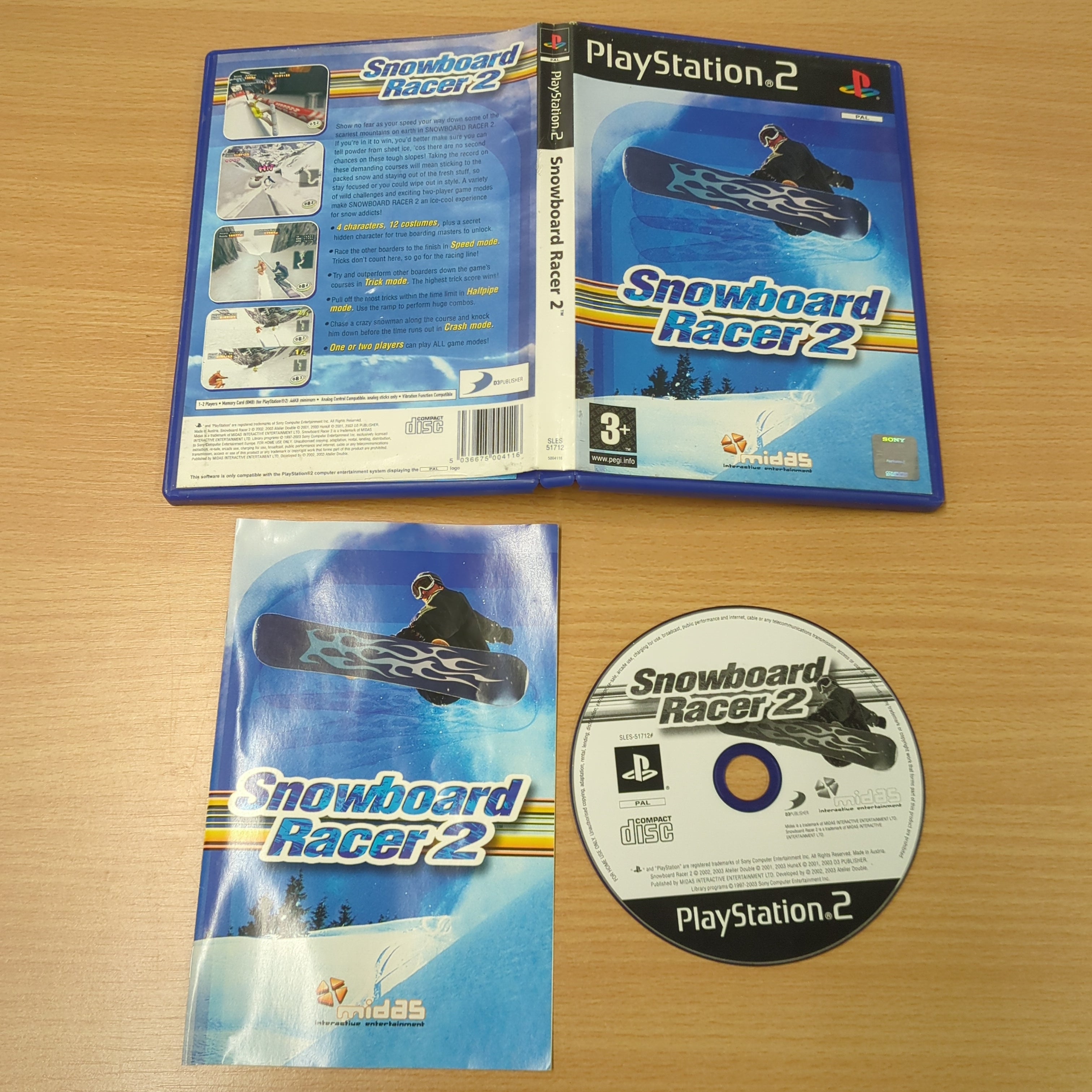 Snow Rider Ps2 Snowboard Racer 2 Sony PS2 game – retro game store uk - 8BitBeyond.com