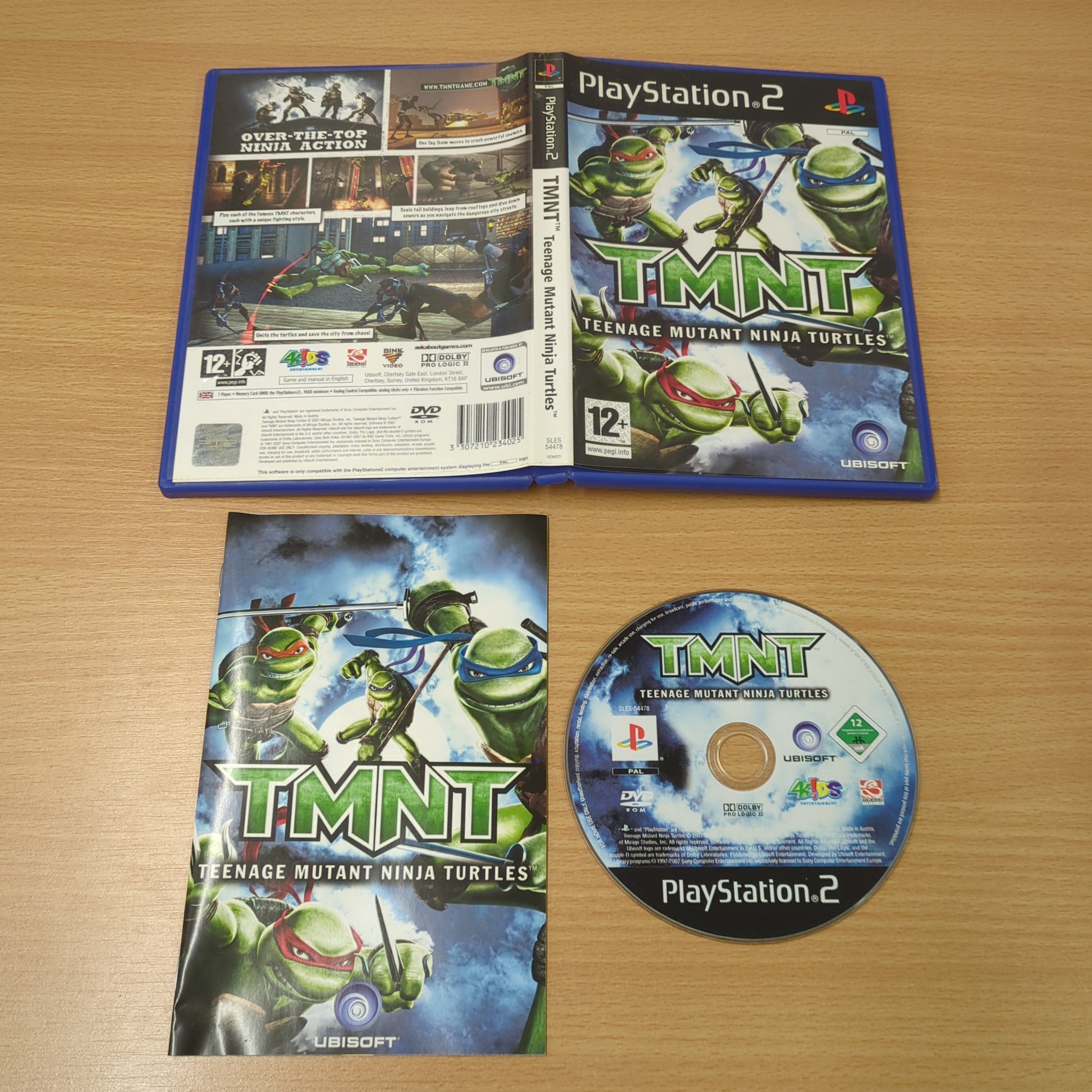 TMNT Teenage Mutant Ninja Turtles Sony PS2 game