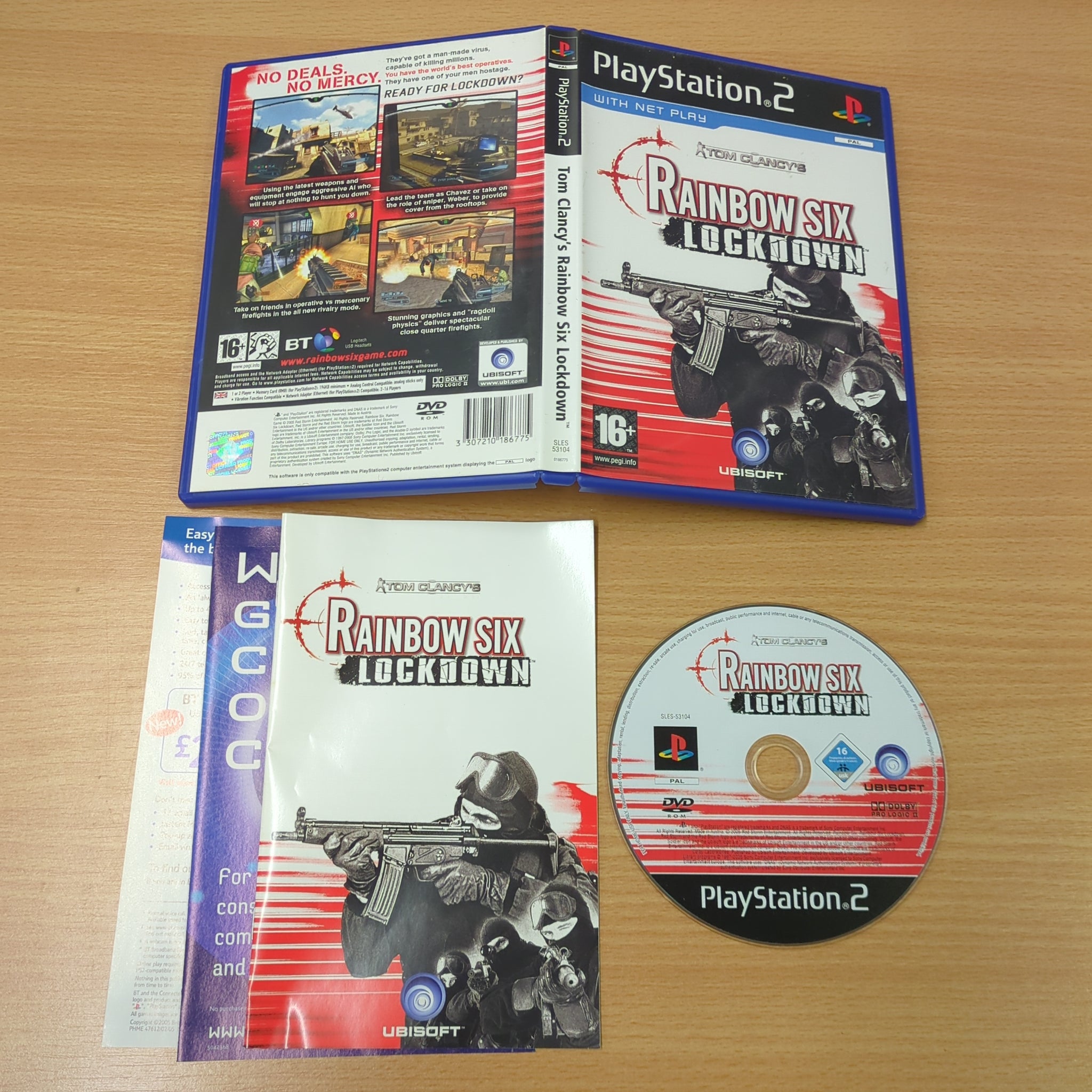 Jeu Vidéo Tom Clancy's Rainbow Six Lockdown PlayStation 2 Jeu Vidéo Tom Clancy's Rainbow Six Lockdown PlayStation 2