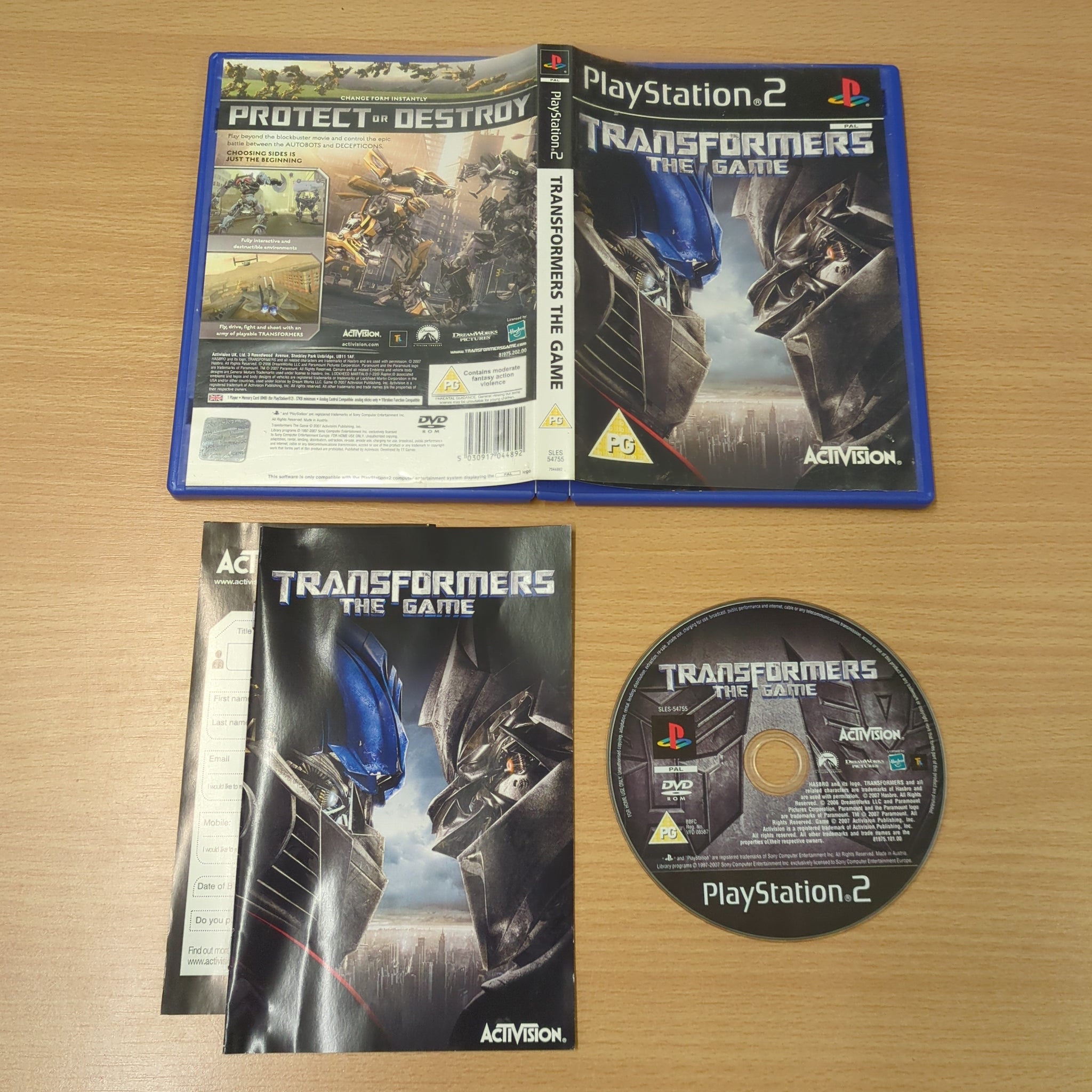 Transformers Ps2 Loading Screen Transformers The Game Sony PS2 game – retro game store uk - 8BitBeyond.com