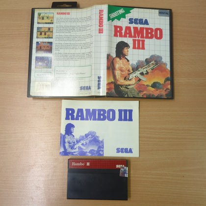 Rambo III Sega Master System game