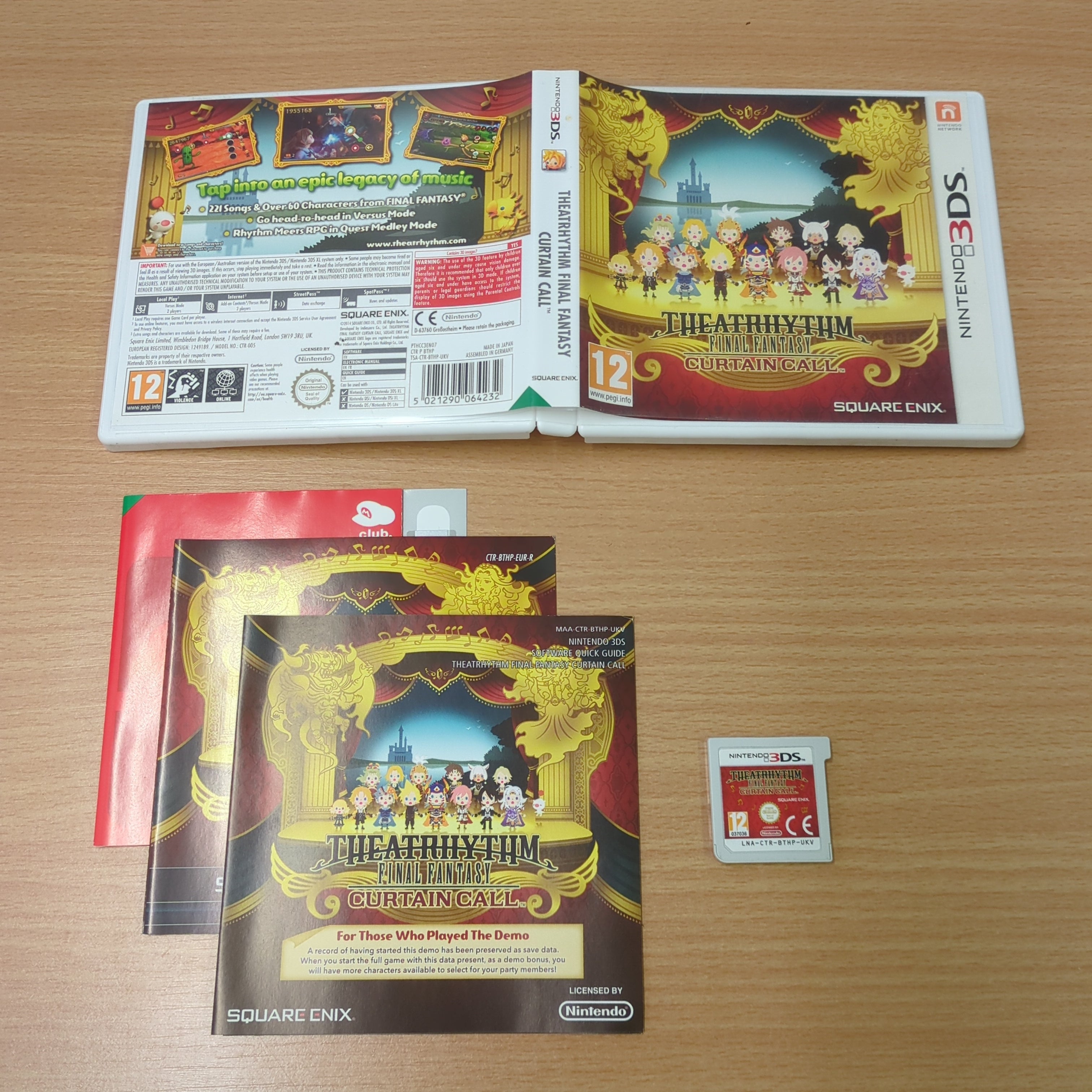 Theatrhythm Final Fantasy Curtain Call Nintendo 3DS game
