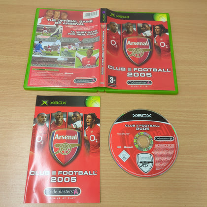 Arsenal Club Football 2005 original Xbox game