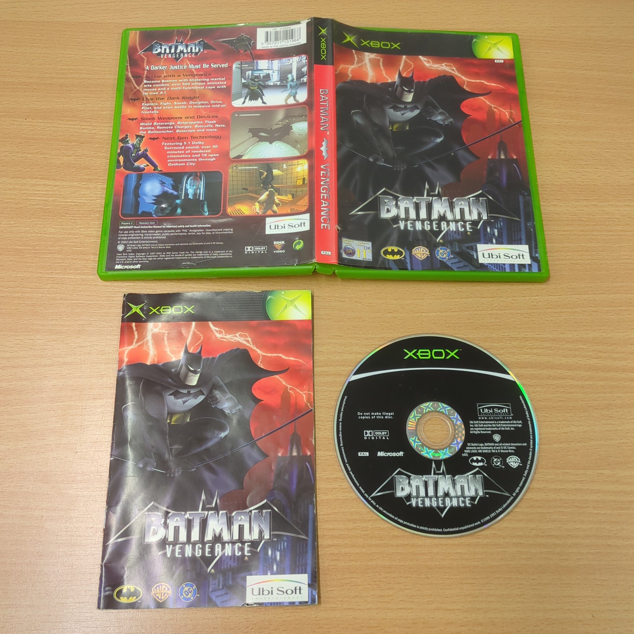Batman Vengeance original Xbox game