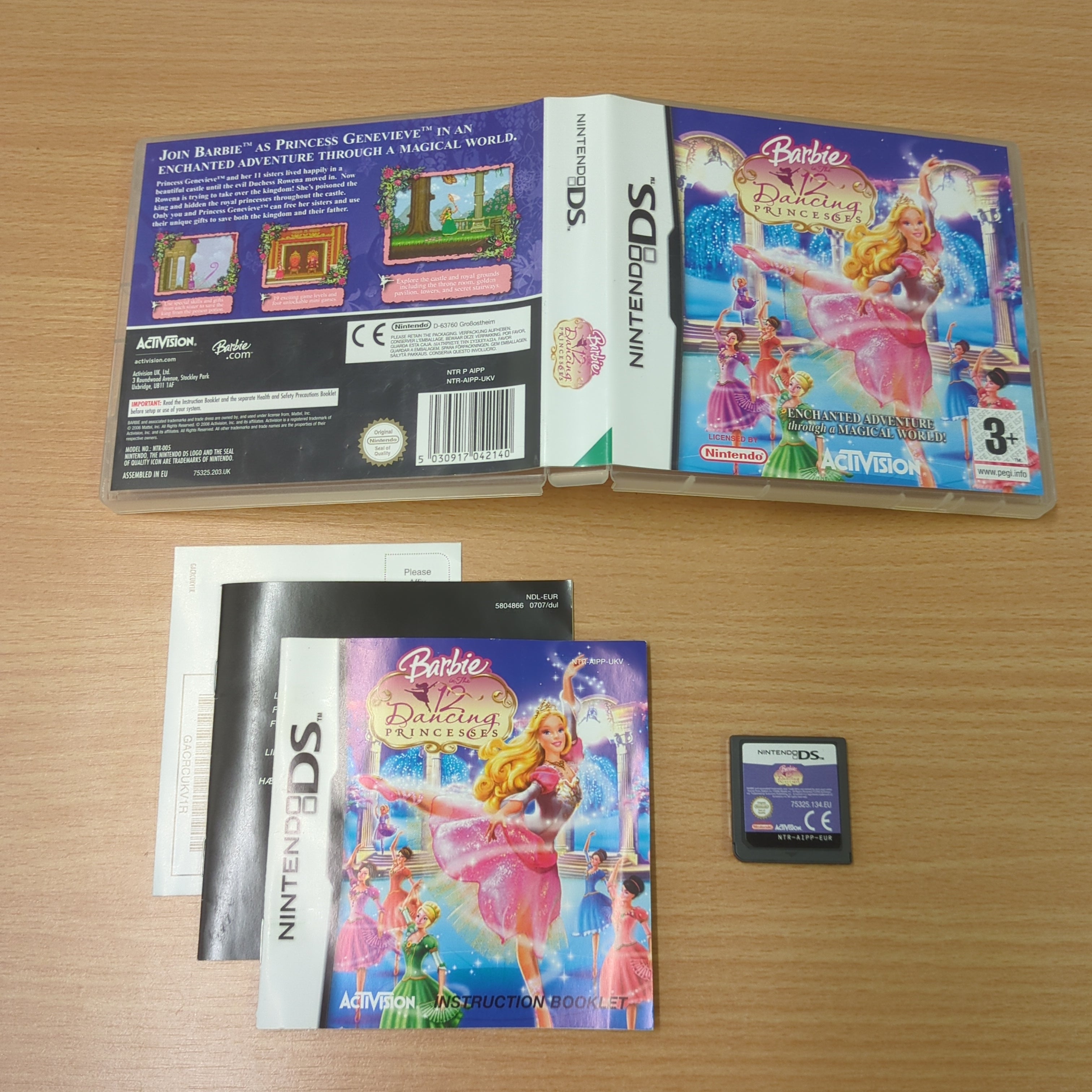 Barbie in The 12 Dancing Princesses Nintendo DS game