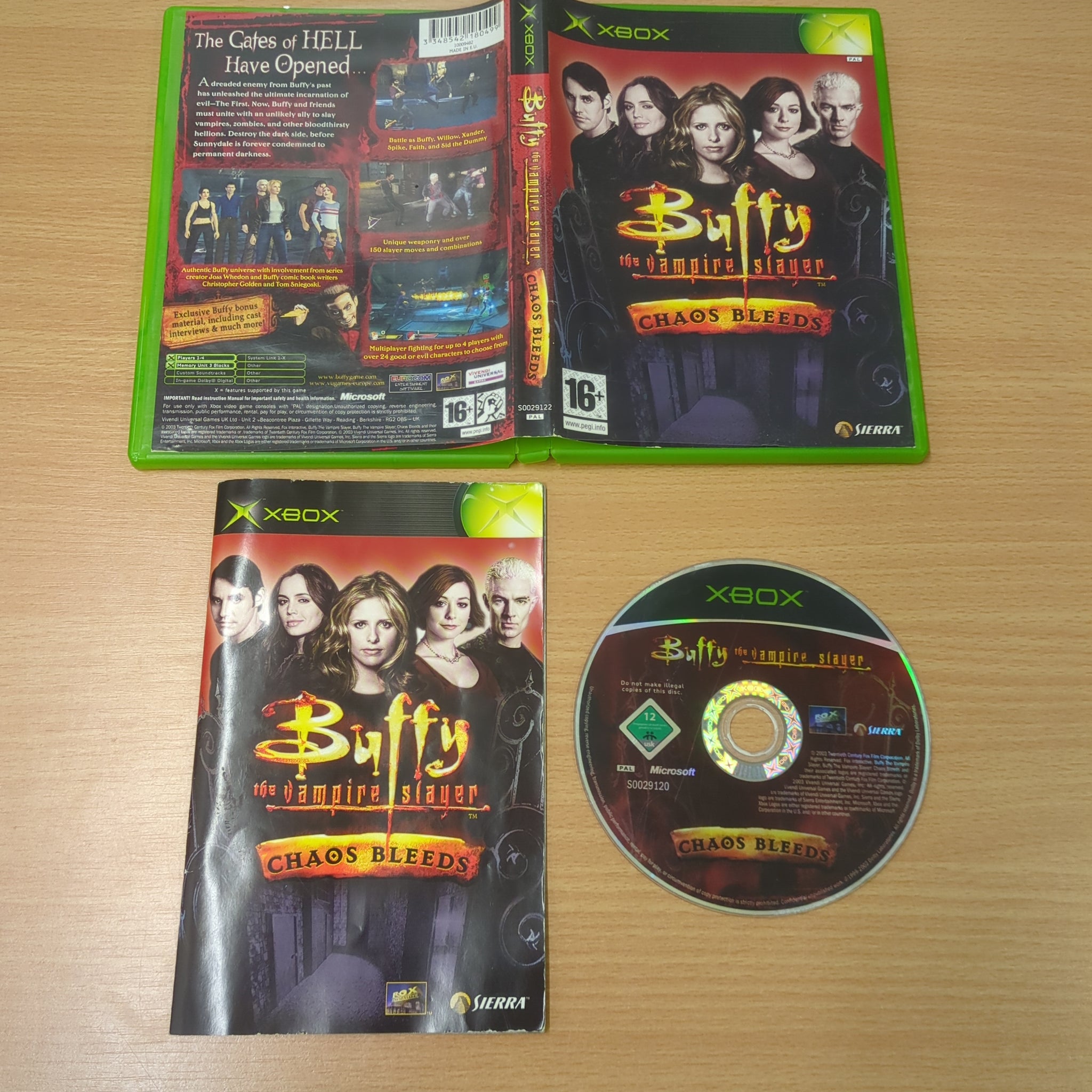 Buffy the Vampire Slayer Chaos Bleeds original Xbox game
