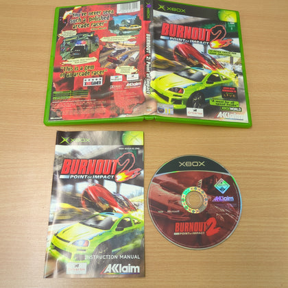 Burnout 2: Point Of Impact original Xbox game