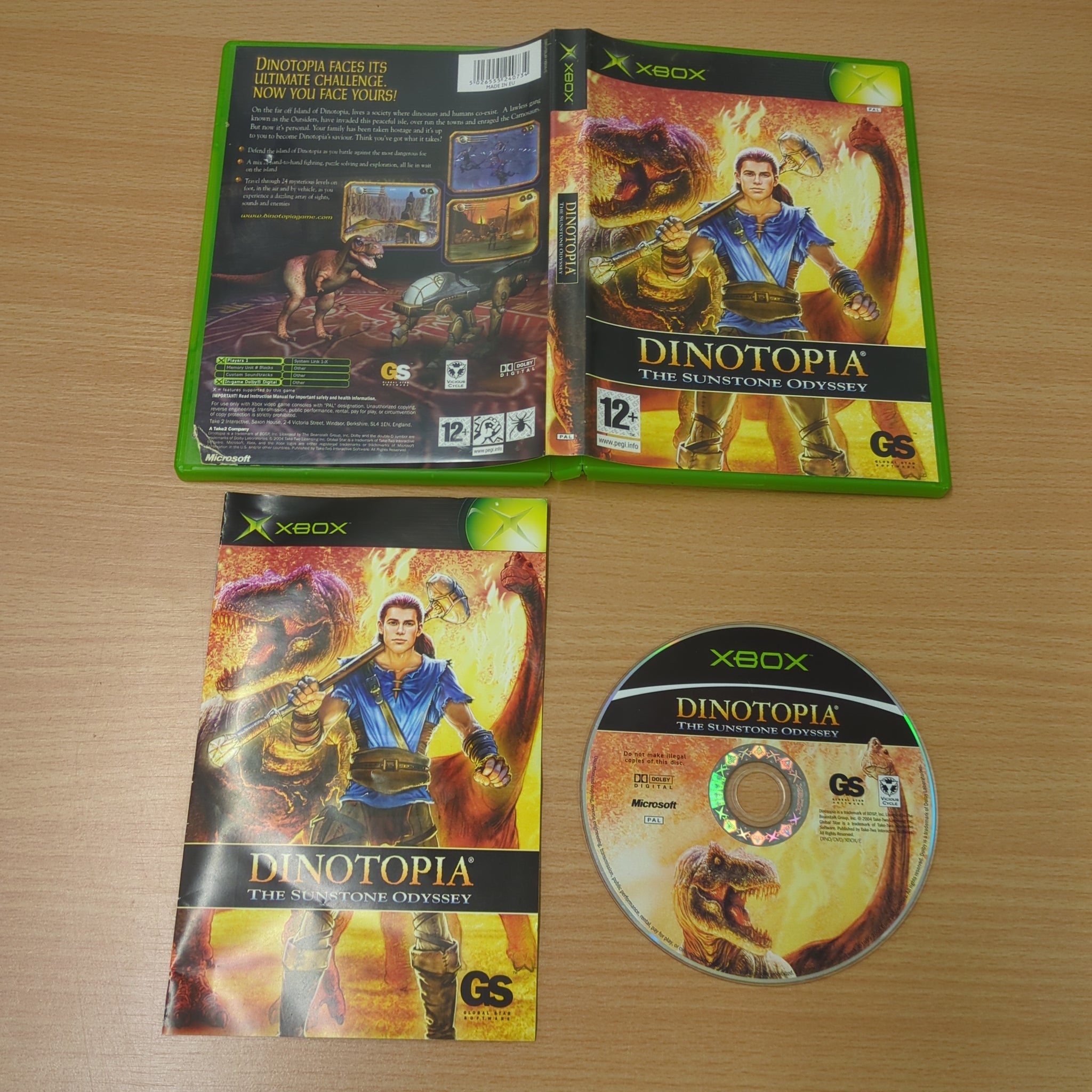 Dinotopia: The Sunstone Odyssey original Xbox game