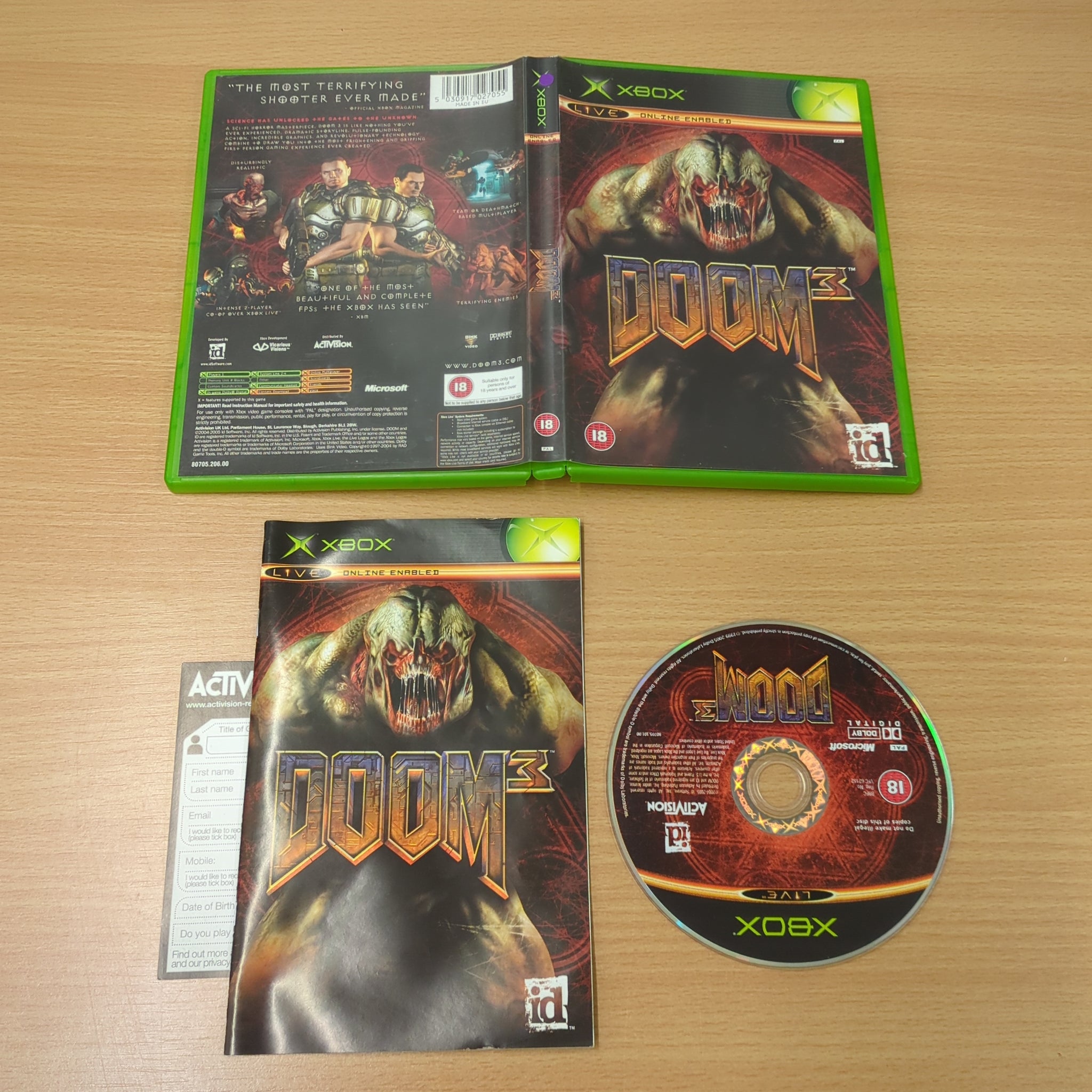 Doom 3 99.00 8BitBeyond – retro game store uk - 8BitBeyond.com