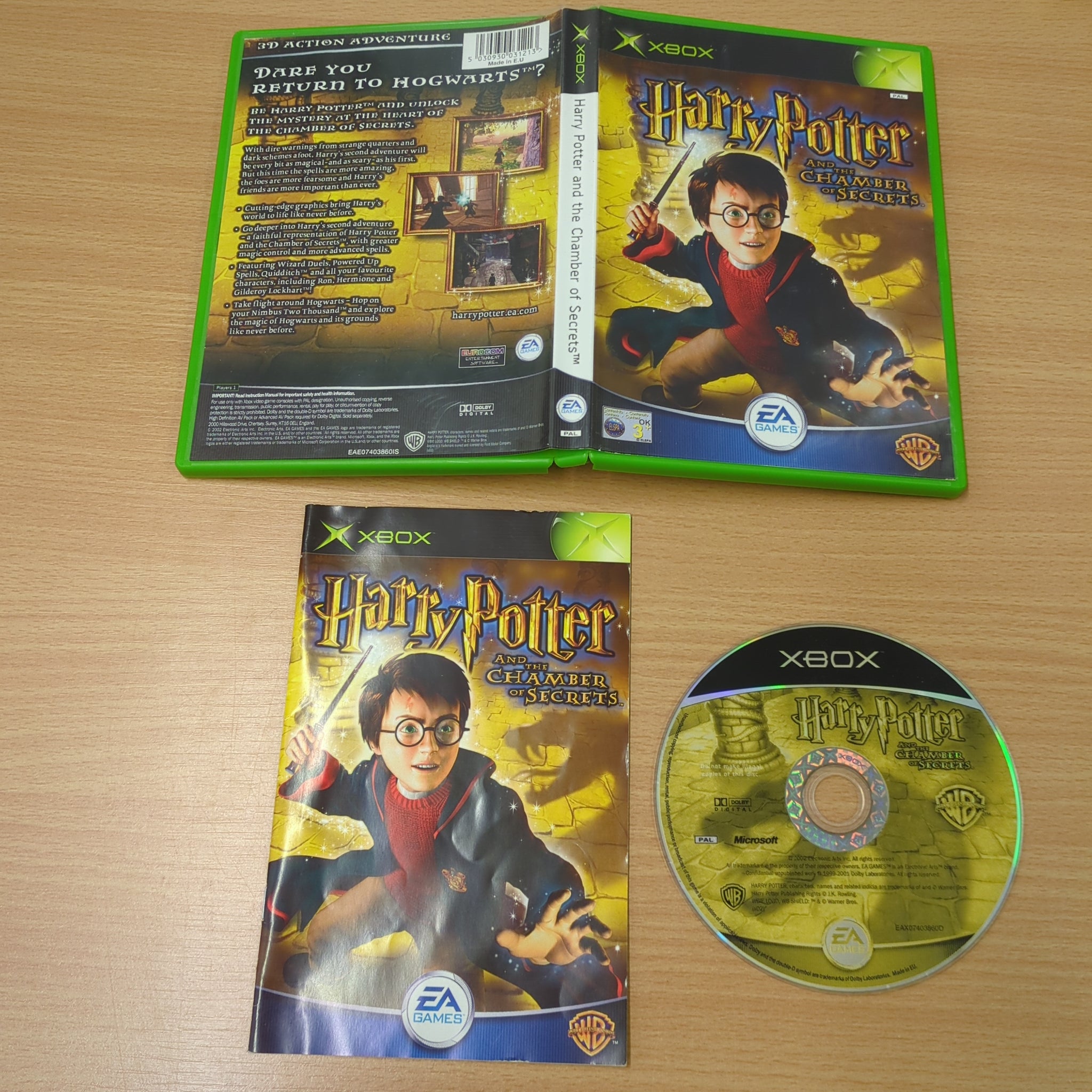 Harry Potter and the chamber of secrets Nintendo GameCube game 