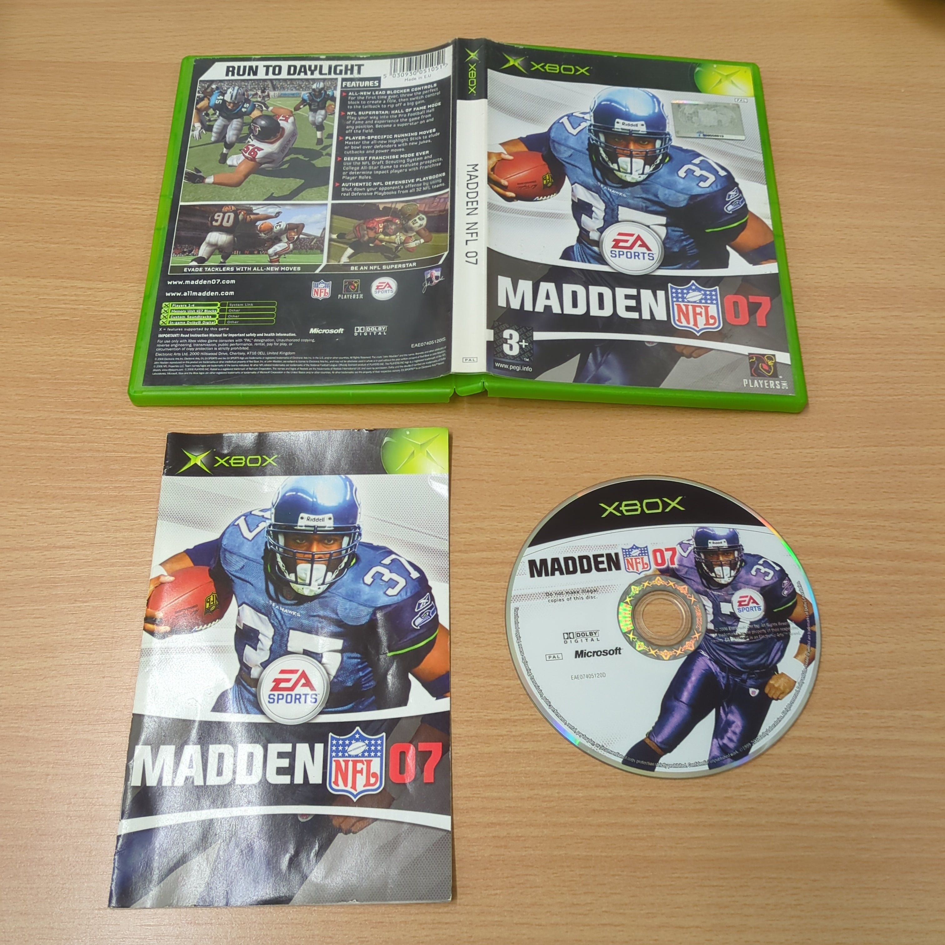 Madden NFL 07 original Xbox game