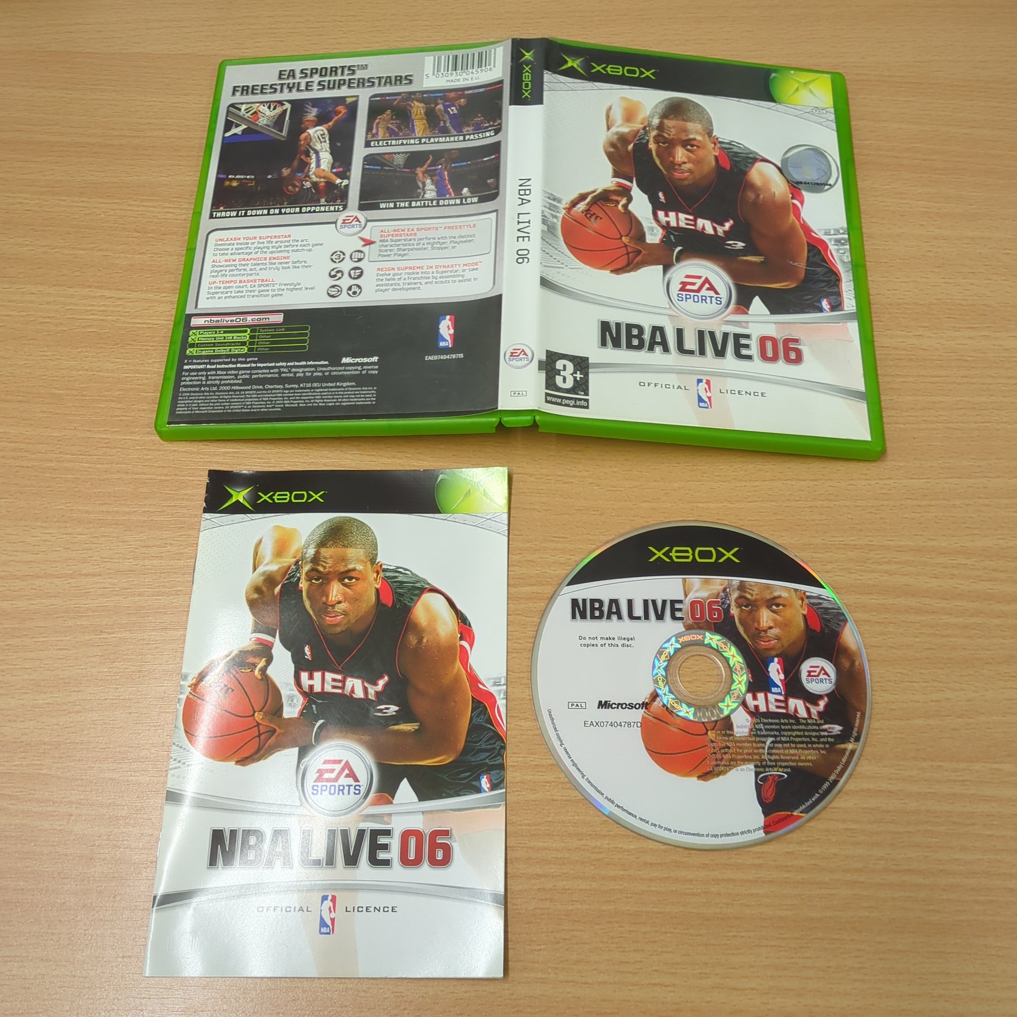 NBA Live 06 original Xbox game