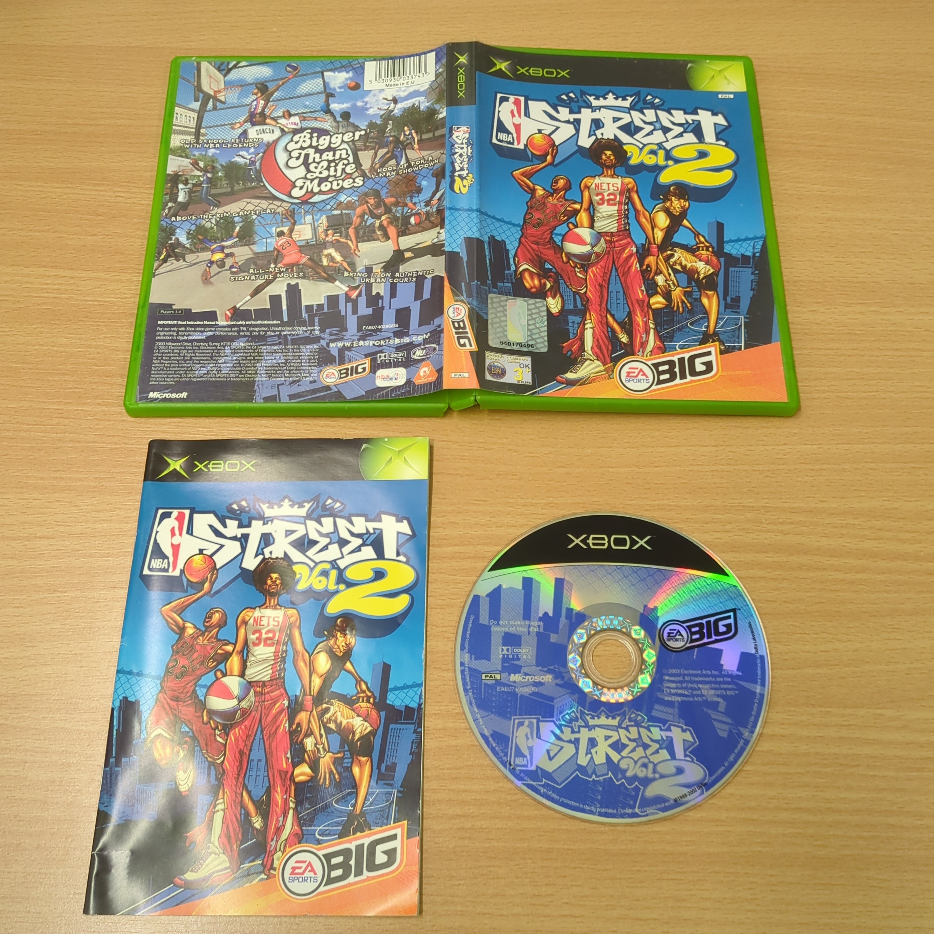 NBA Street Vol. 2 original Xbox game
