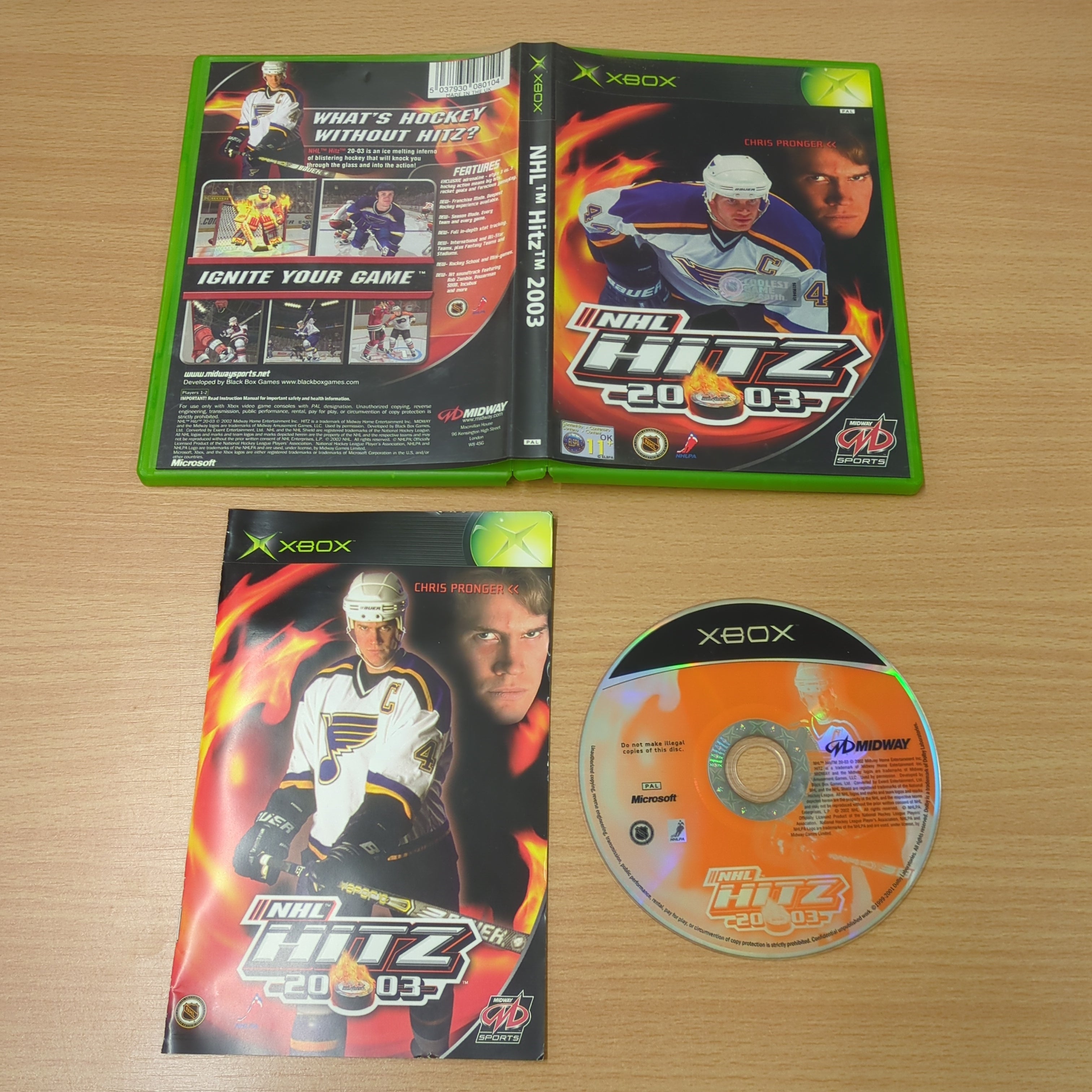 NHL Hitz 2003 original xbox game