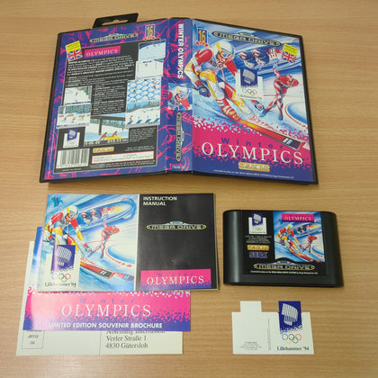 Winter Olympics: Lillehammer 94 Sega Mega Drive game complete
